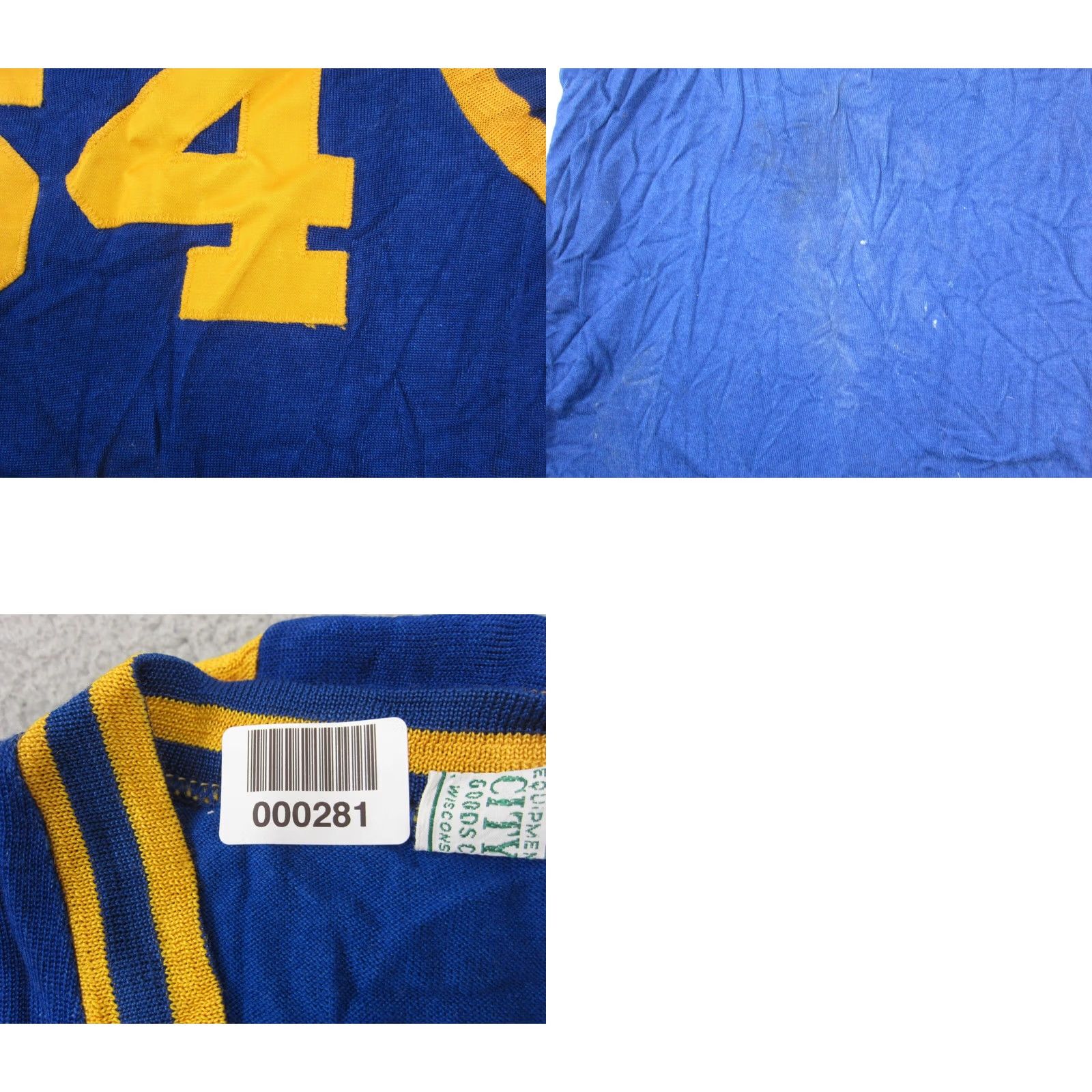 Vintage Vintage College Jersey Mens Medium Blue True Fraternity Short Sleeve 50s 60s Size US M / EU 48-50 / 2 - 10 Thumbnail