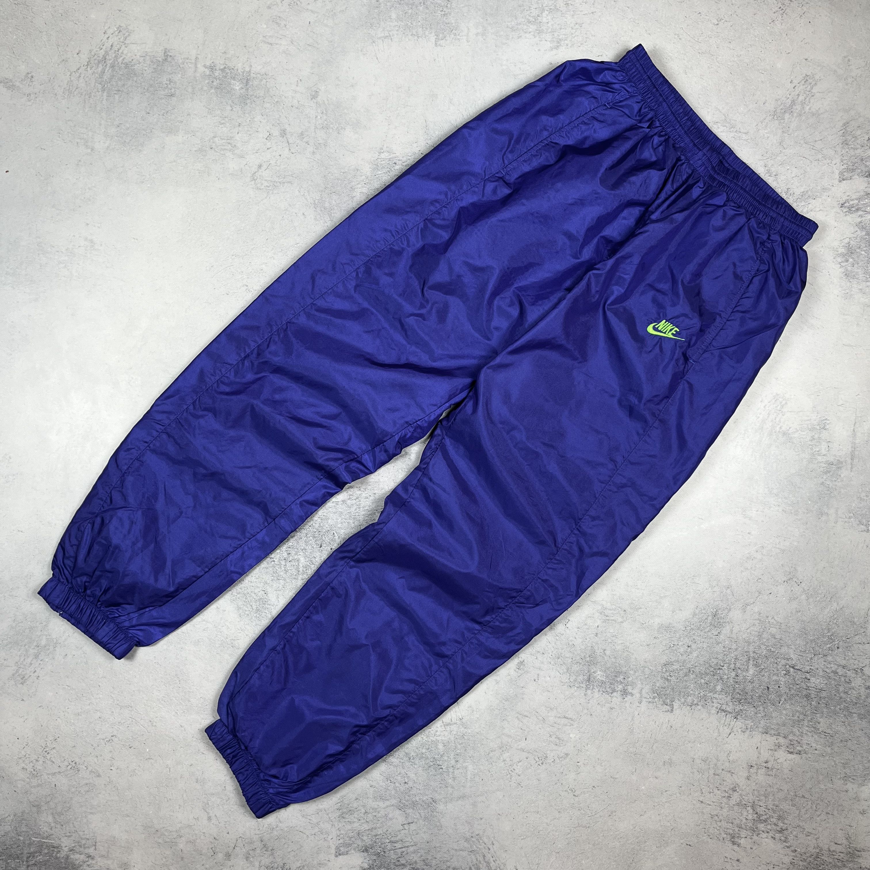 Nike Vintage Nike Nylon Retro Tracksuit Jacket+Pants 90’s Size US M / EU 48-50 / 2 - 12 Thumbnail
