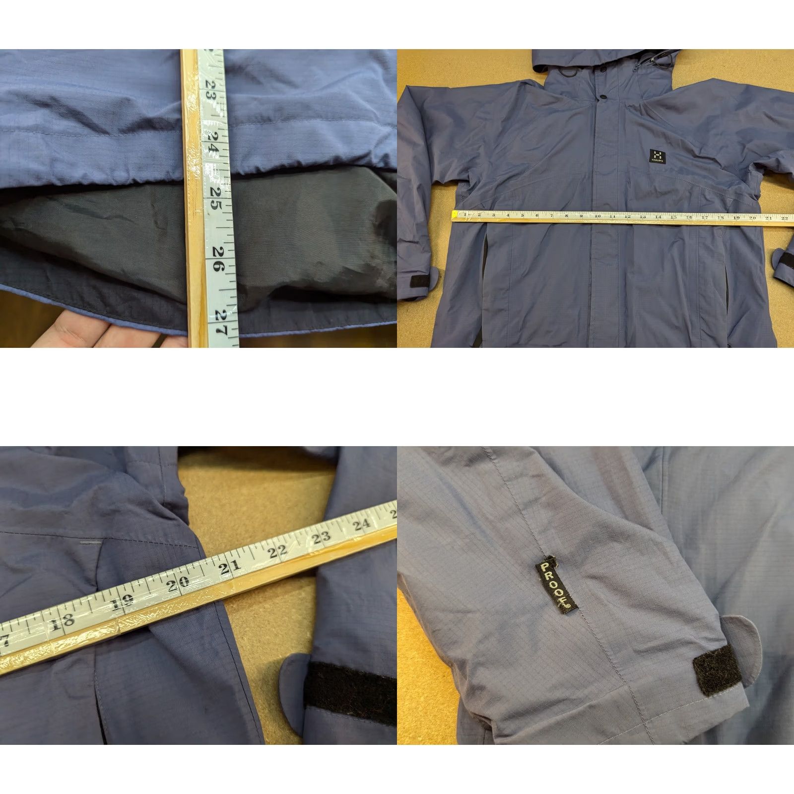 Vintage HAGLOFS Outdoor Jacket Mens Size S Full Zip Water Resistant Hooded Windbreaker Size US S / EU 44-46 / 1 - 8 Thumbnail