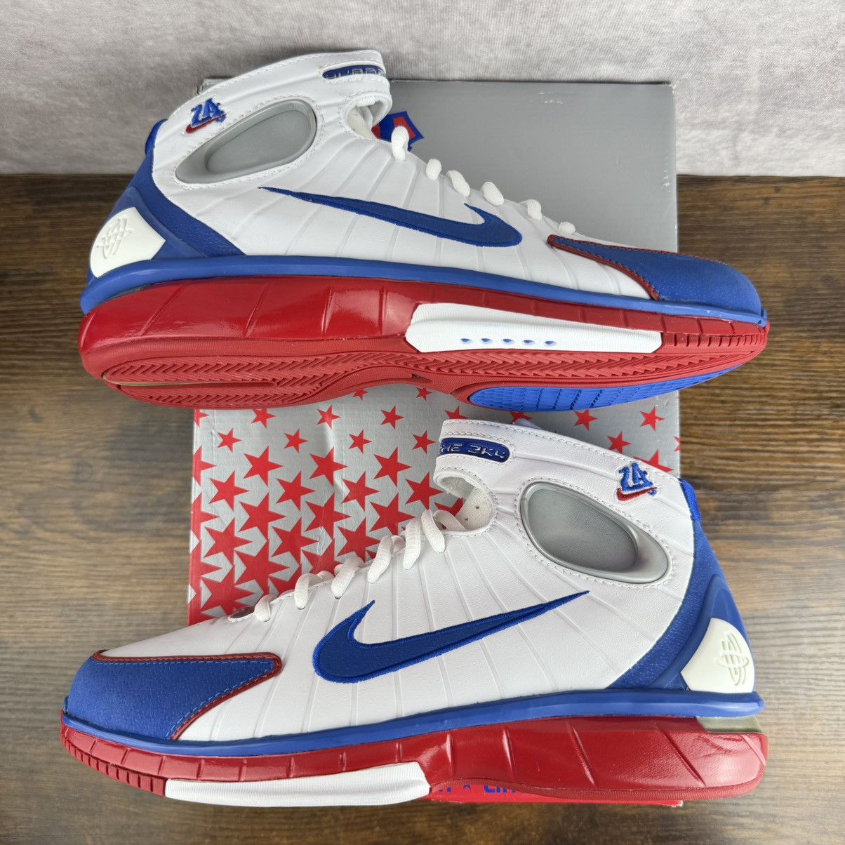 Nike NEW Nike Air Zoom Huarache 2K4 All-Star 2004 Sz 8 308475-146 Size US 8 / EU 41 - 3 Thumbnail