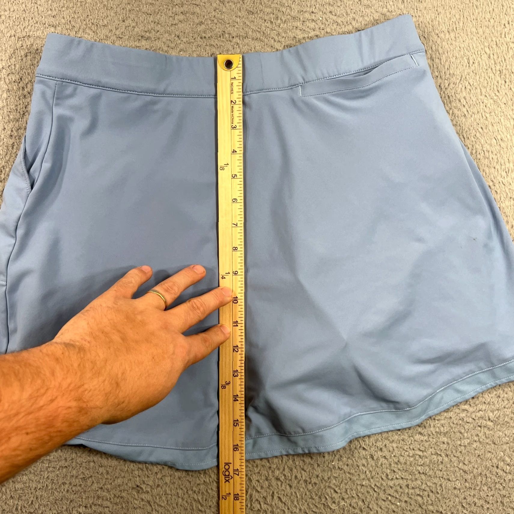 Peter Millar Peter Millar Womens Golf Skort XL Blue Polyester Spandex UPF 50 Size ONE SIZE - 7 Thumbnail