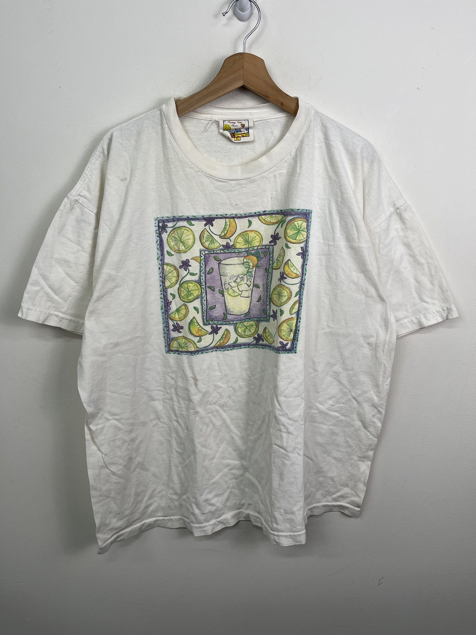 Other Vintage art tee 1990s Lemonade Summer Picture Tee Shirt Size XL Size US XL / EU 56 / 4 - 1 Thumbnail