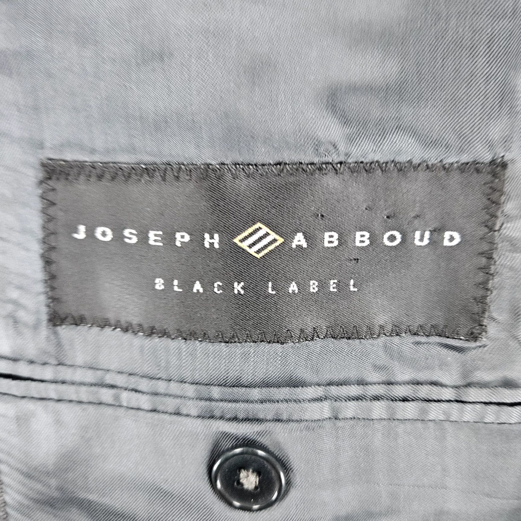 Joseph Abboud Joseph Abboud Black Label Grey 100% Wool 2 Button Blazer USA 40R Size 40R - 3 Thumbnail