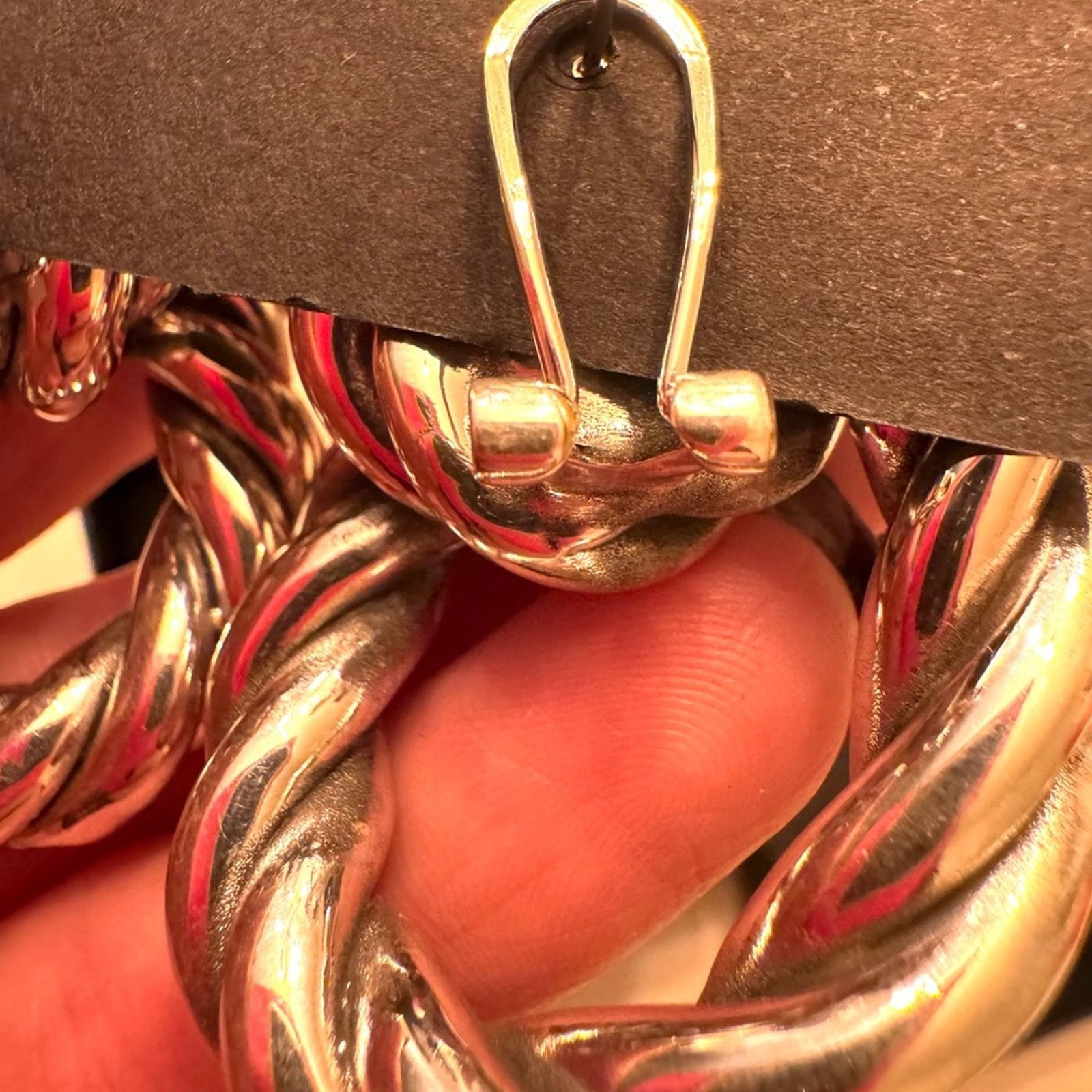 Other E&L Silver electroform Twisted Hoop Earrings Size ONE SIZE - 7 Thumbnail