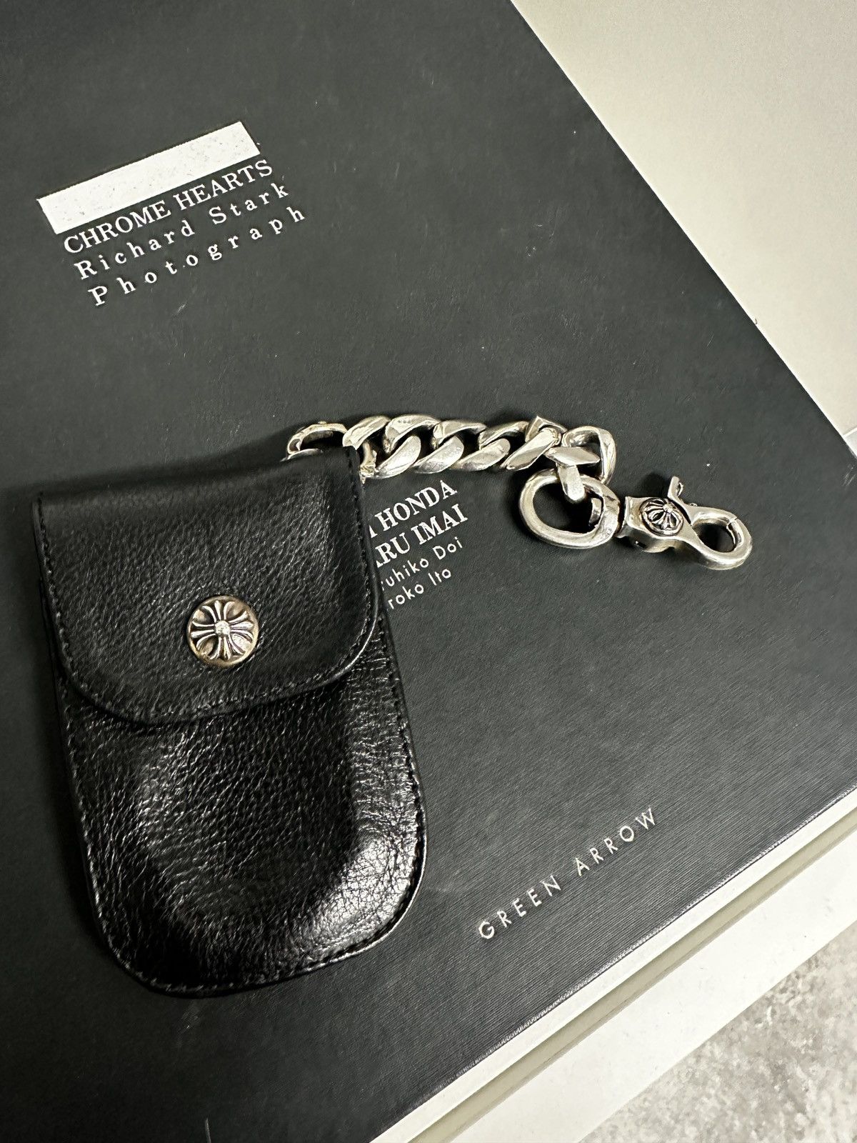 Chrome Hearts Chrome Hearts Leather Case Keychain | Grailed