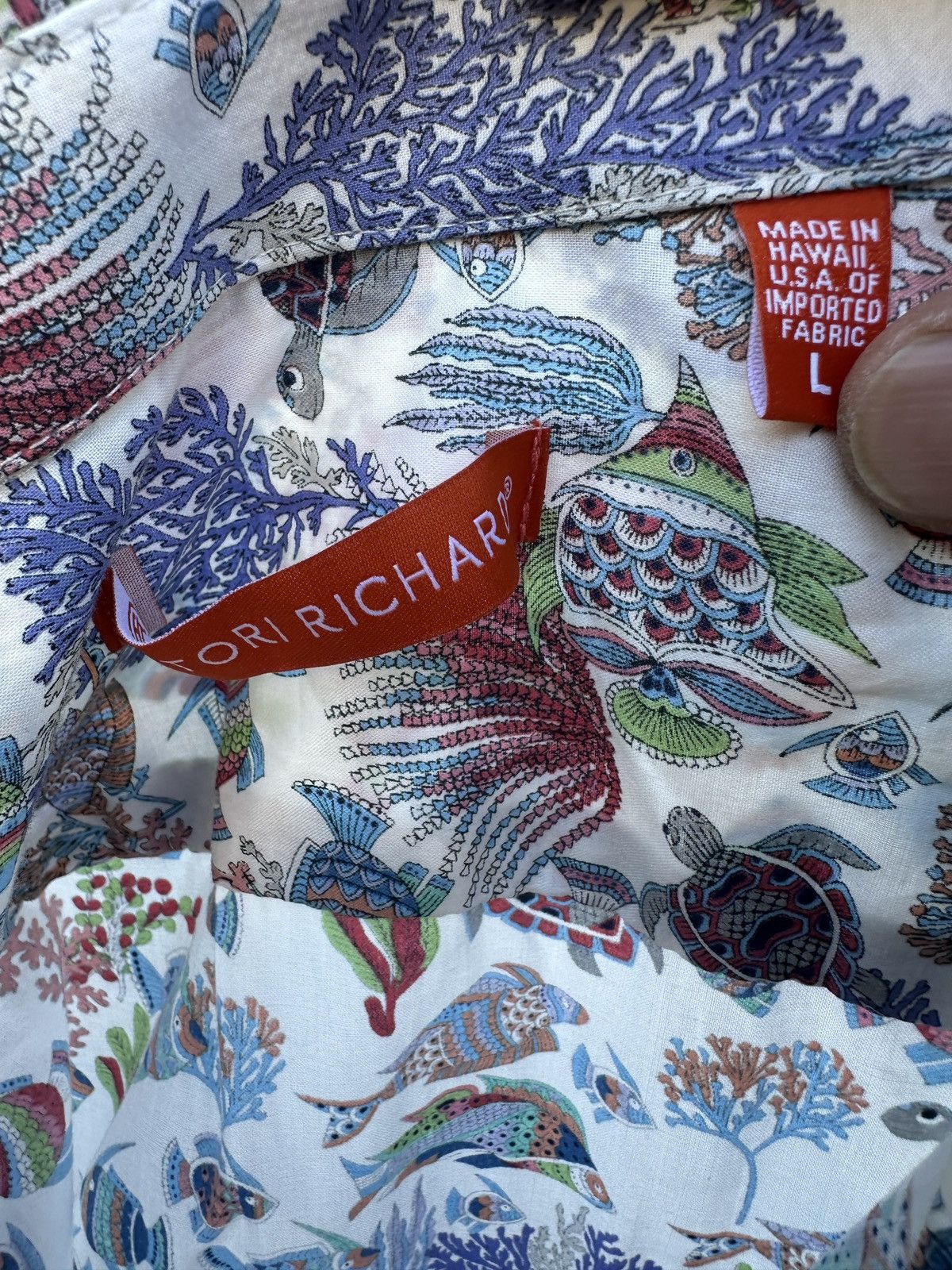 Tori Richard PreOwned Tori Richard Multicolored Hawaiian Print Men's L Size US L / EU 52-54 / 3 - 4 Thumbnail