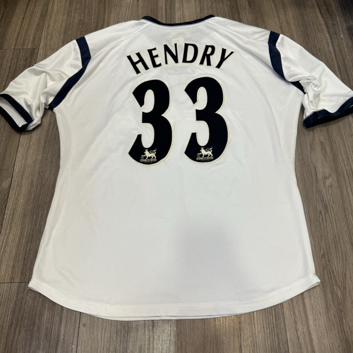 Reebok Bolton 02/03 home shirt #33 Hendry Size US XL / EU 56 / 4 - 2 Thumbnail