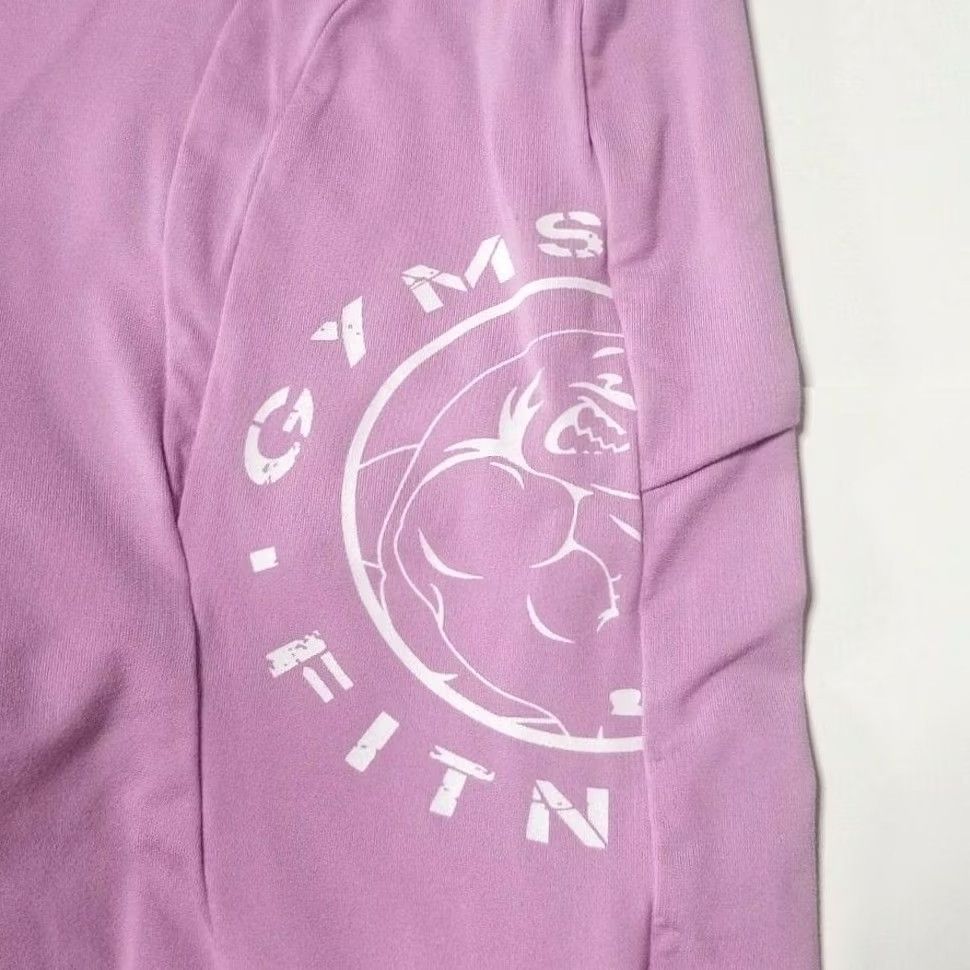 Gymshark Gymshark Leggings S Womens Pink Logo Nylon Elastane Pull On Inseam 26 Activewear Moisture Management Size 28" / US 6 / IT 42 - 5 Thumbnail