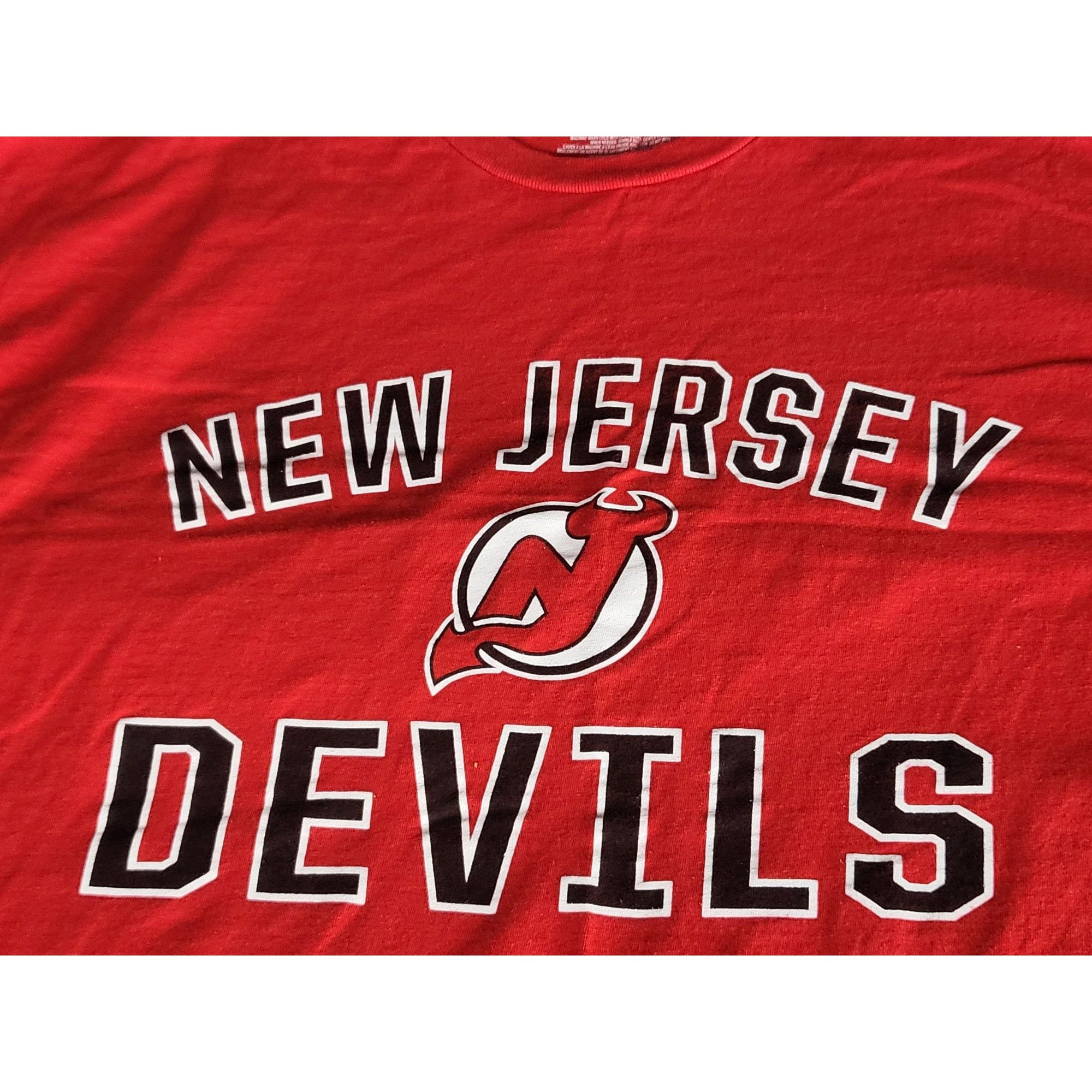 NHL New Jersey Devils Fanatics Hockey Tshirt Men Sz XXL Red NHL Size US XXL / EU 58 / 5 - 5 Thumbnail