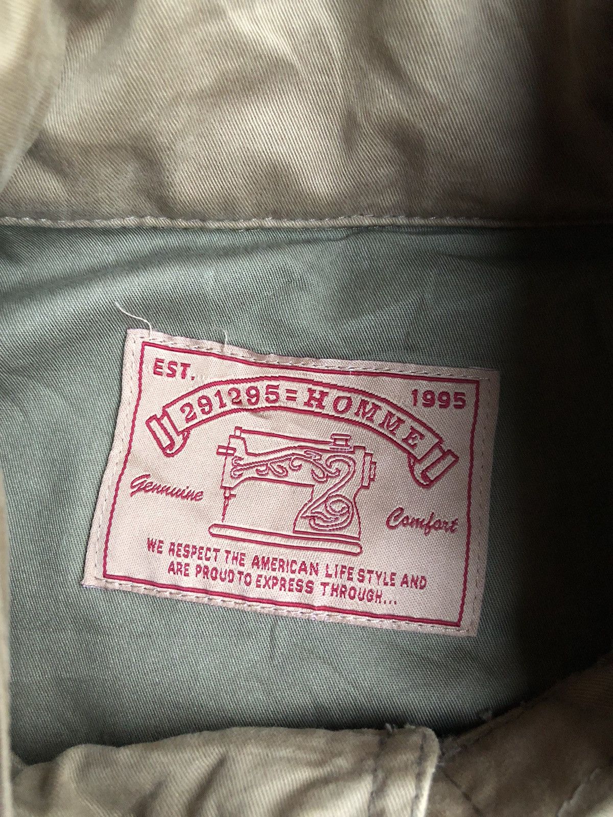 291295=Homme Vintage 291295 Homme Style Militiry Jacket Size US M / EU 48-50 / 2 - 12 Thumbnail
