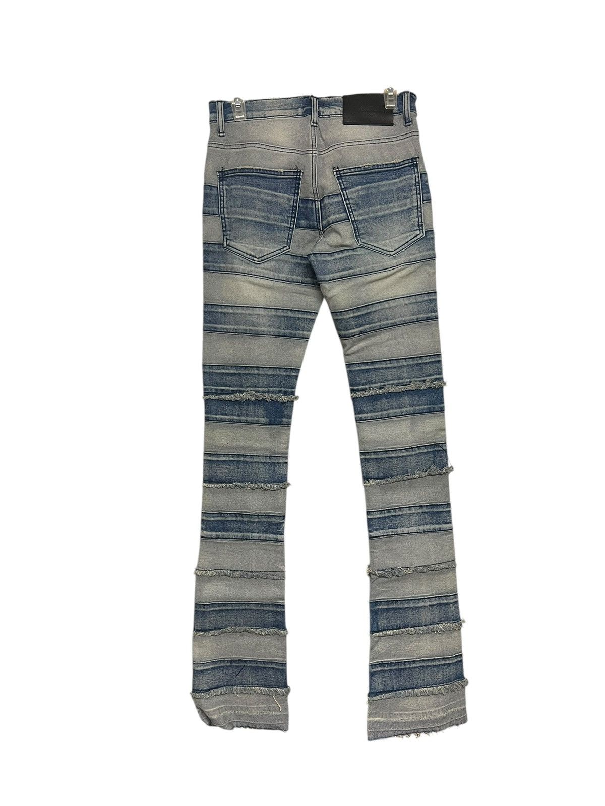 Valabasas Valabasas Stacked Distressed Denim Blue Multi Jeans Sz 30 Size US 30 / EU 46 - 8 Thumbnail