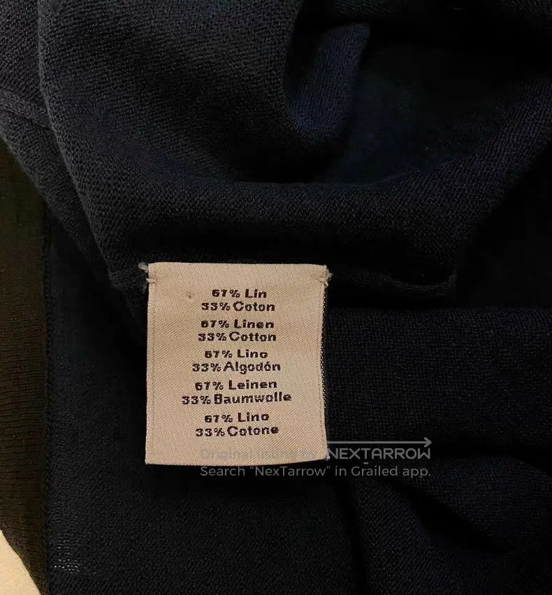 Hermes Hermes Cotton and linen blended short-sleeve t-shirt Size US XL / EU 56 / 4 - 8 Thumbnail