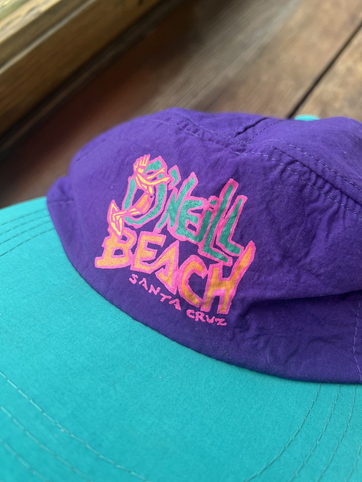 Japanese Brand Vintage Y2K ONEILL Santa Cruz Hat Big Logo Streetwear Cap Size ONE SIZE - 6 Thumbnail
