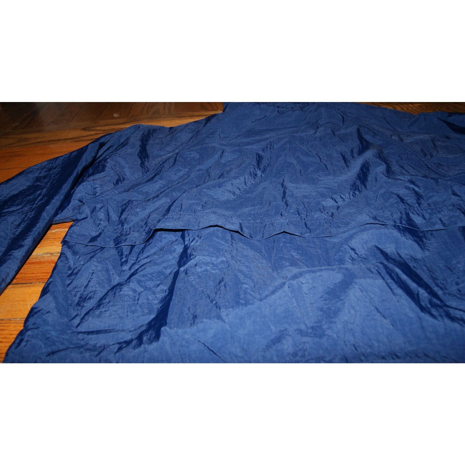 Nike VTG NIKE Swoosh Navy Mens M Jacket Hooded Full Zip Vented Size US M / EU 48-50 / 2 - 7 Thumbnail