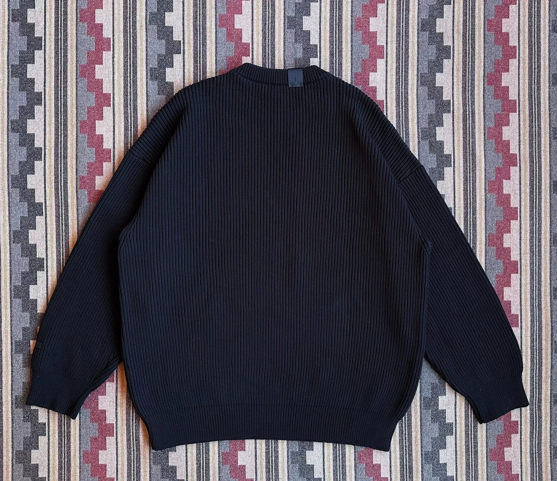 N.Hoolywood N.HOOLYWOOD JAPAN MADE WAFFLE SOLID CREW NECK KNIT 42/XL Size US XL / EU 56 / 4 - 2 Thumbnail