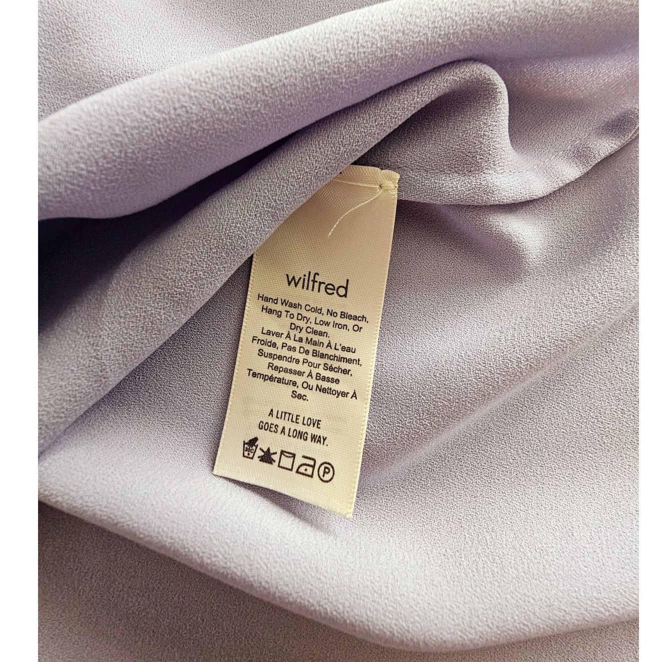 Aritzia ARITZIA Wilfred Lilac Sevres Zip Hi-Low Tank Top Blouse M Size M / US 6-8 / IT 42-44 - 7 Thumbnail
