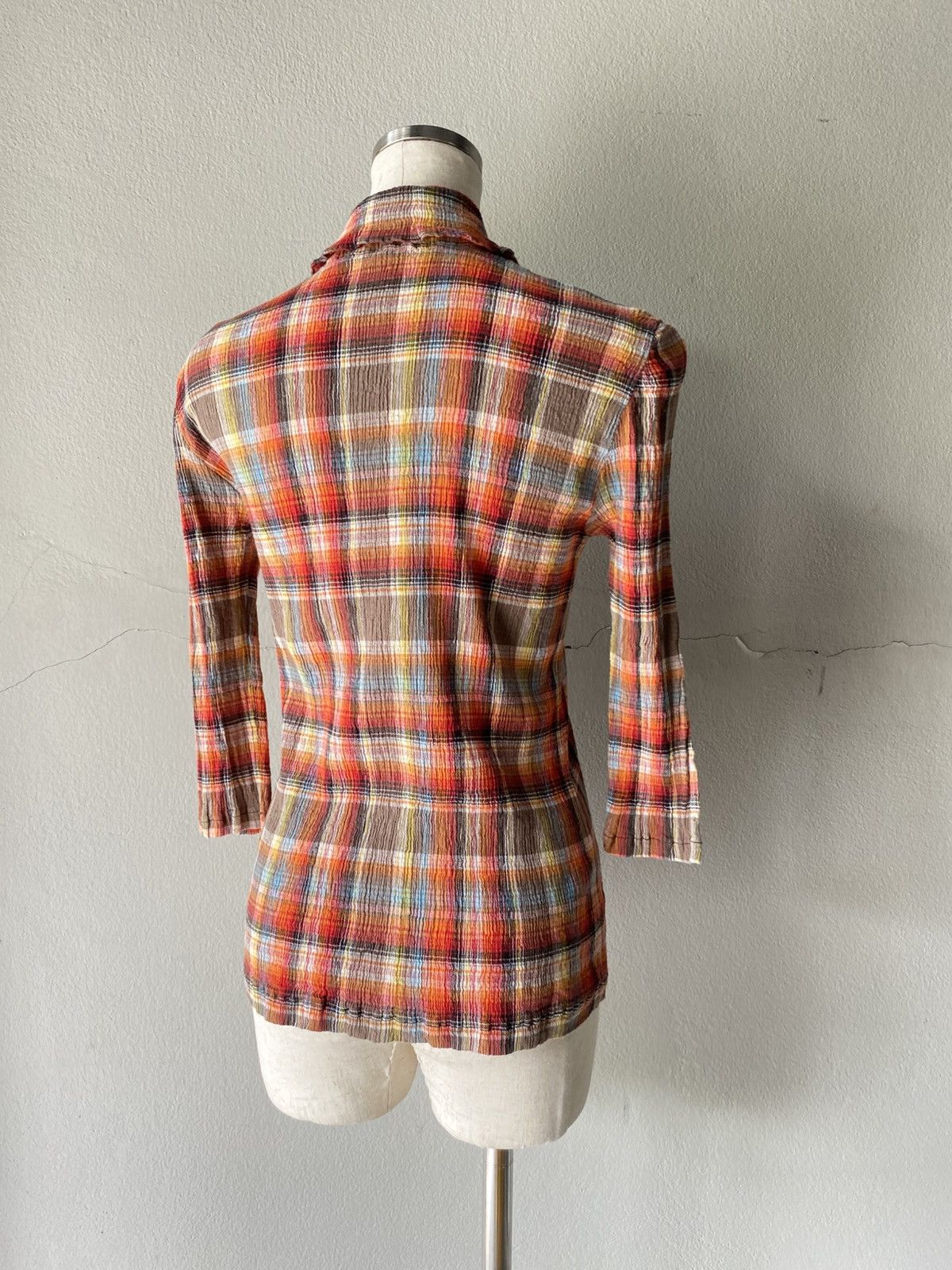 Tsumori Chisato TSUMORI CHISATO Vibrant Orange Statement Shirt. Size XS / US 0-2 / IT 36-38 - 12 Thumbnail