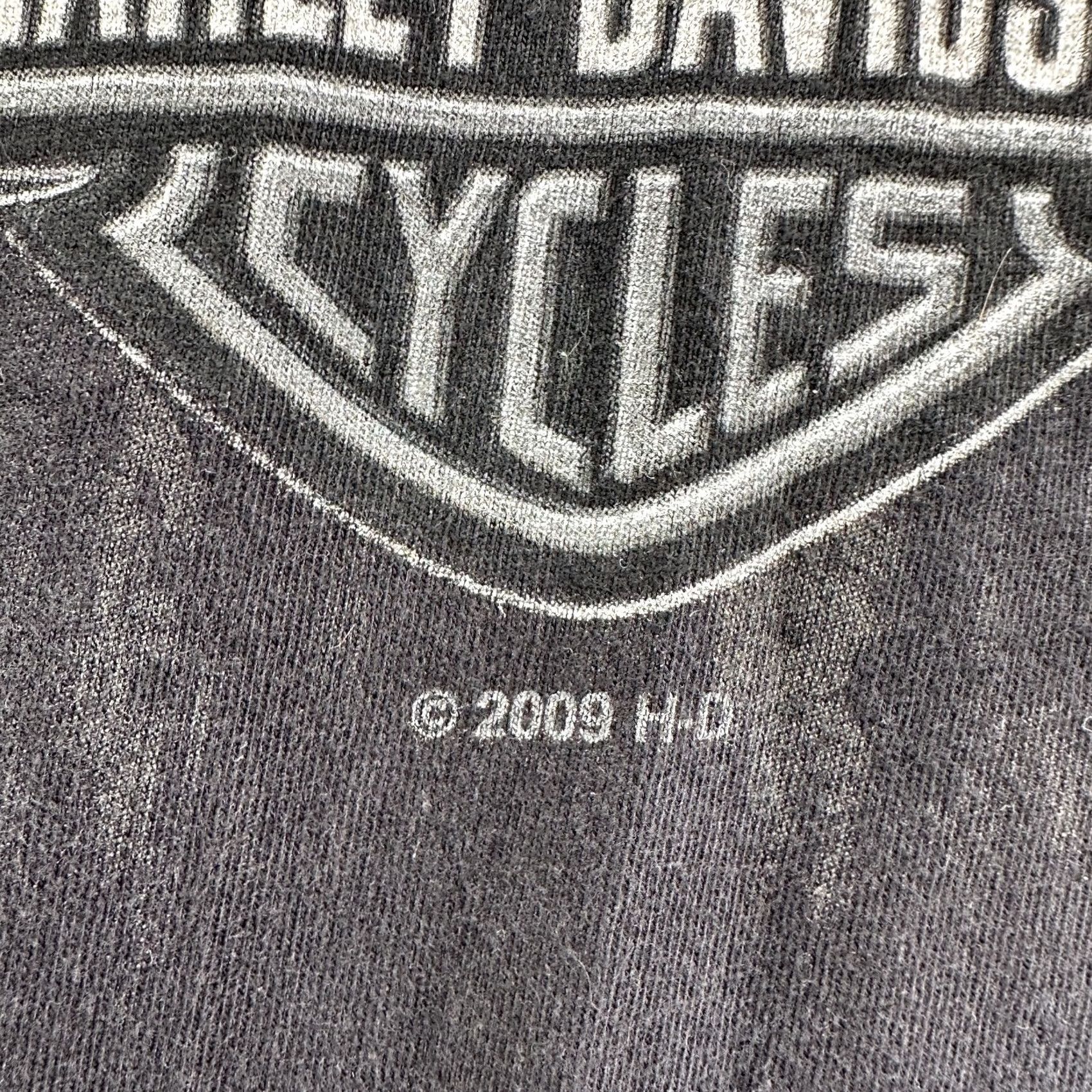 Harley Davidson Harley-Davidson T-Shirt Black Mens Large Crew Neck Pullover Shirt Cotton Short Sleeve Motorcycle Easy Care Regular Fit Regular USA Vintage: No Size US L / EU 52-54 / 3 - 5 Thumbnail