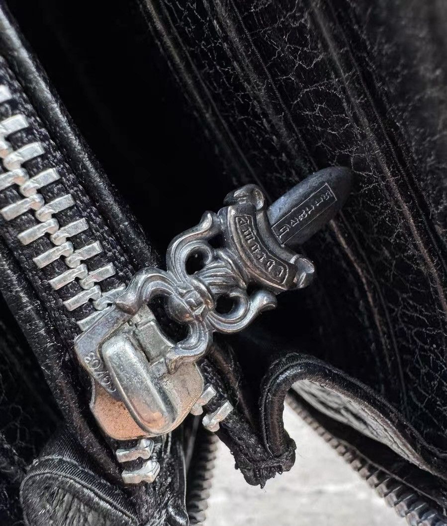 Chrome Hearts Chrome Hearts Multi-Silver Sugar Cube Cross Sword Zip Wallet Size ONE SIZE - 6 Thumbnail
