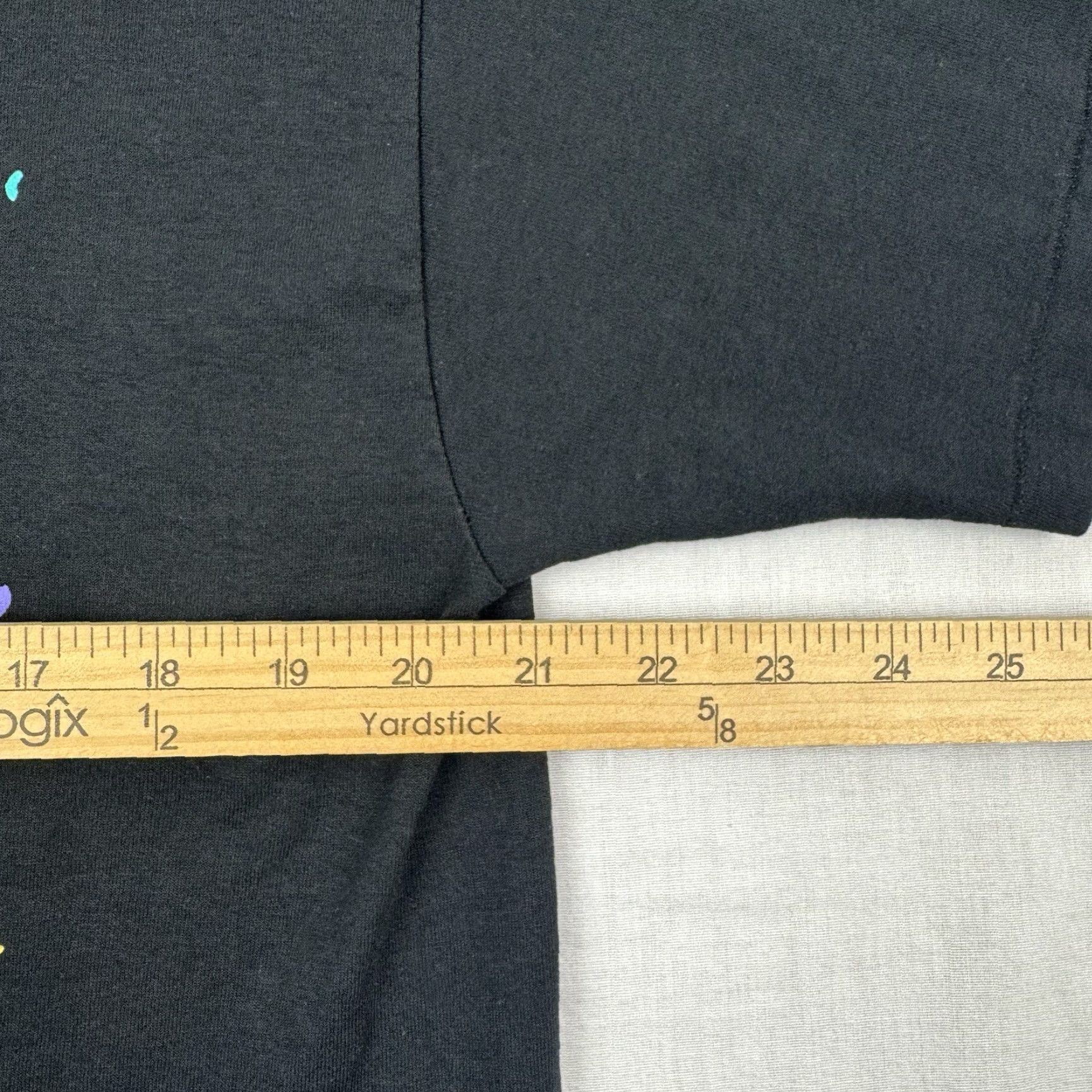 Hanes VINTAGE Hanes Funny T-Shirt Adult Large Black Achey Breaky Parts 90s Mens Size US L / EU 52-54 / 3 - 7 Thumbnail