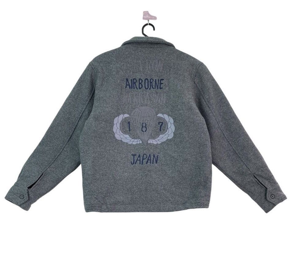 Japanese Brand HOUSTON chainstitch embroidered logo airbone squad jacket Size US M / EU 48-50 / 2 - 1 Thumbnail