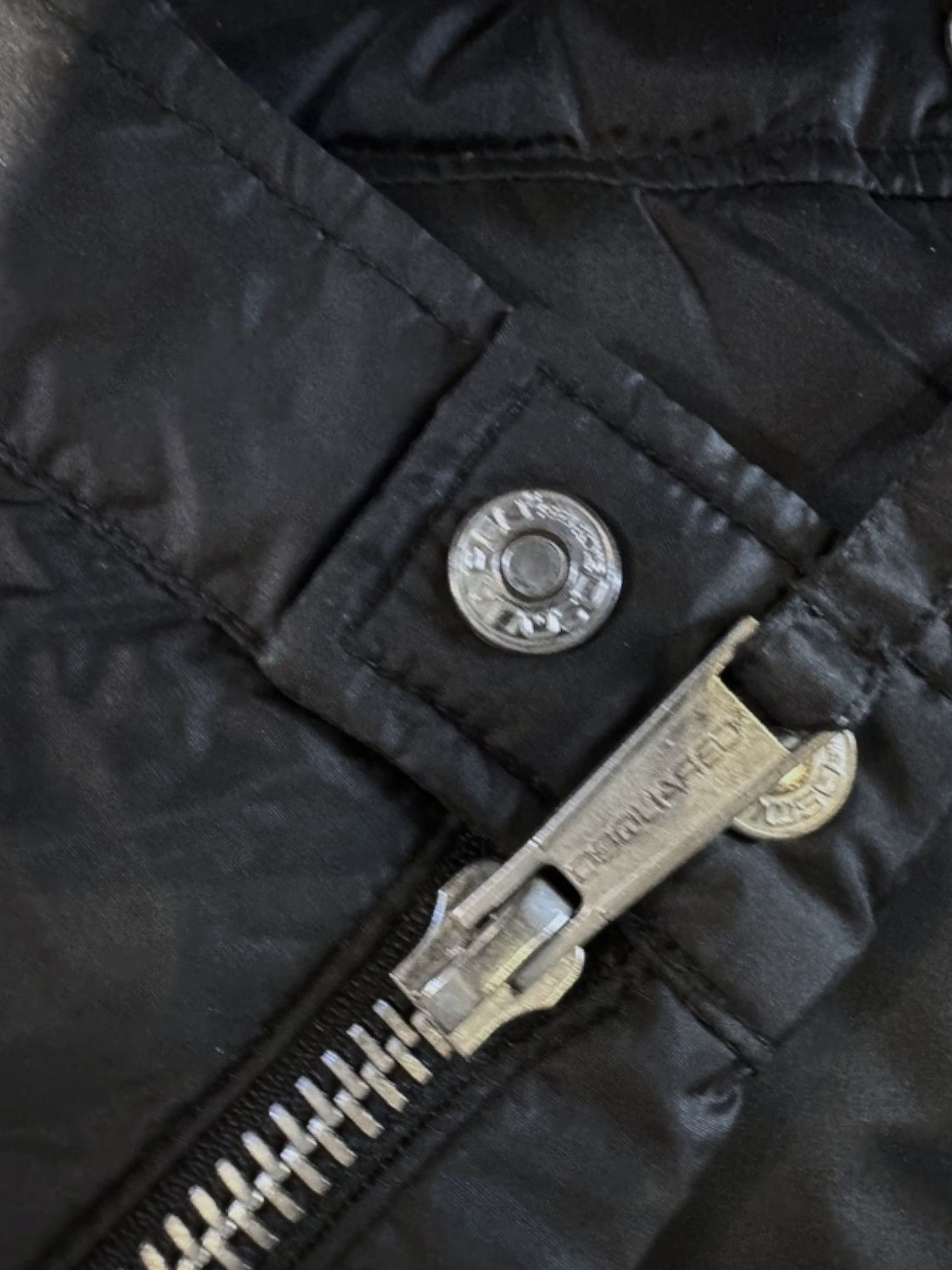 Dsquared2 Dsquared² Black Quilted Collar Ribbed Nylon Biker Jacket Size US M / EU 48-50 / 2 - 4 Thumbnail