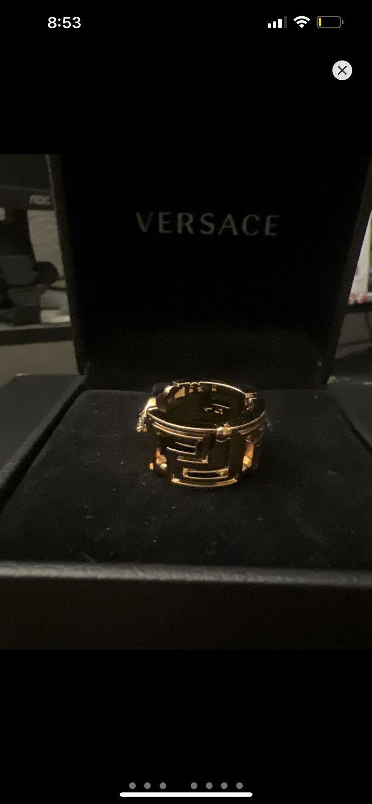 Versace BRAND NEW VERSACE MEDUSA RING Size ONE SIZE - 2 Thumbnail