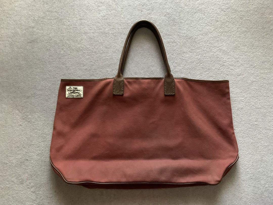 image of Visvim Oversized Burgundy Tote Bag, Men's