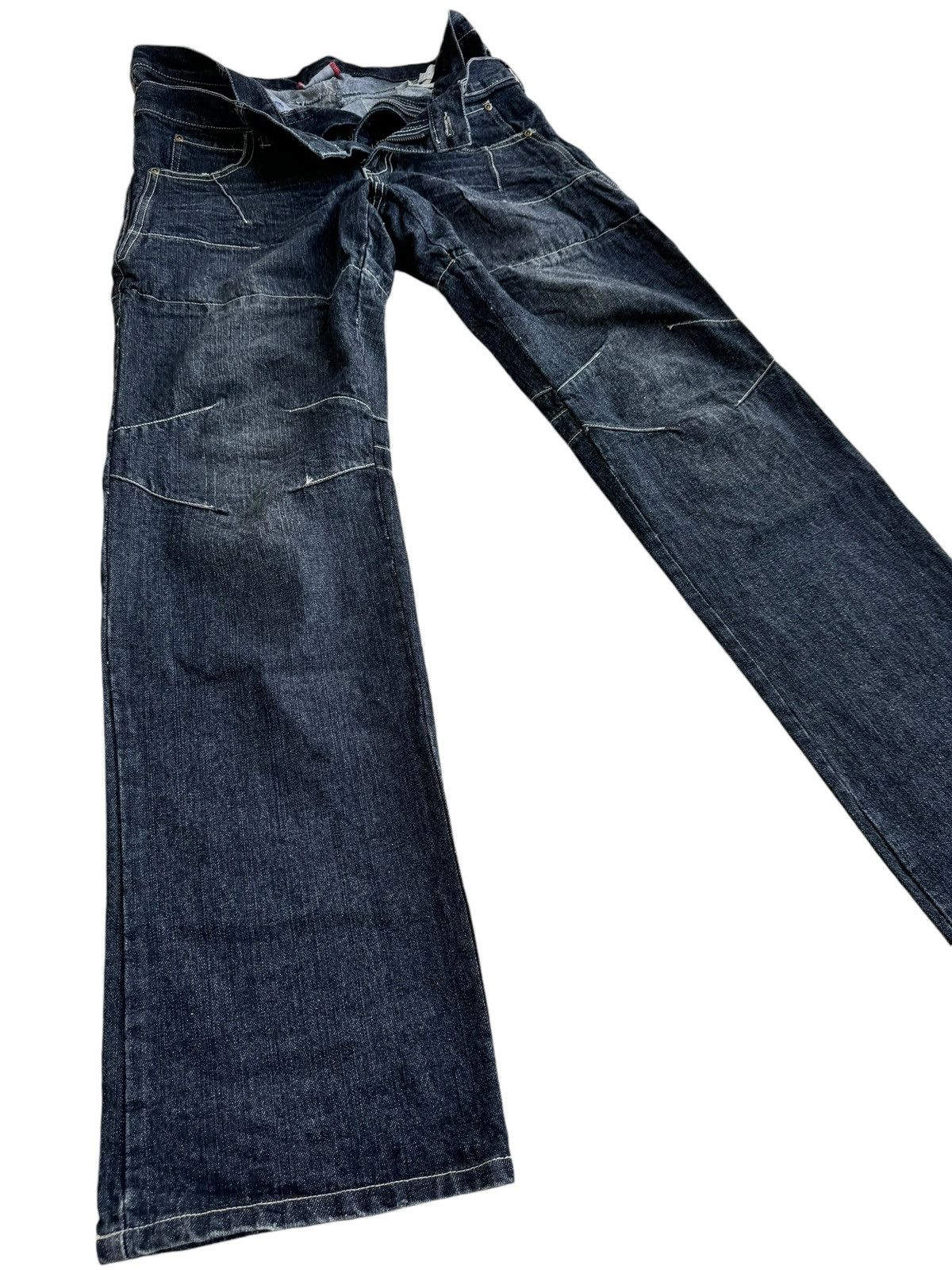 Japanese Brand × Tornado Mart Japanese Brand Gumo International Double Waist Jeans Size US 32 / EU 48 - 4 Thumbnail