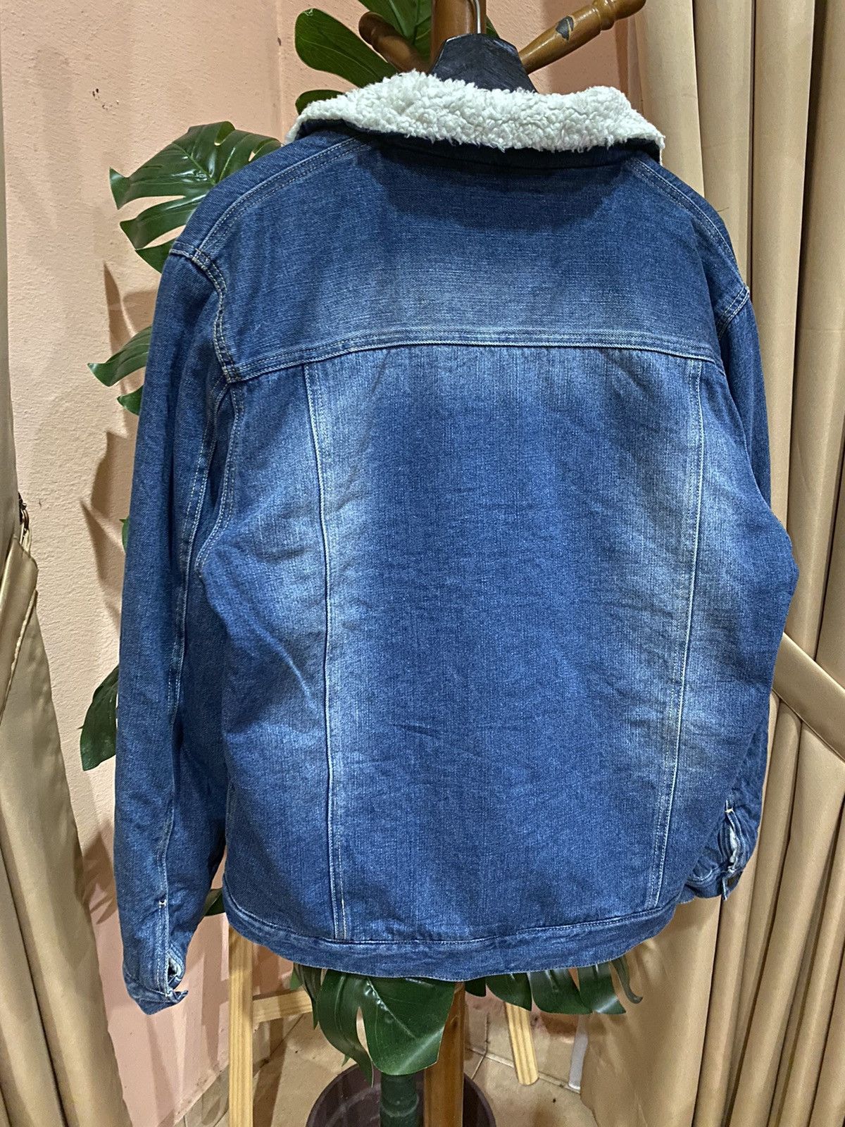 Restoration VINTAGE RESTORATION DENIM FUR LINING JACKET Size XL / US 12-14 / IT 48-50 - 14 Thumbnail