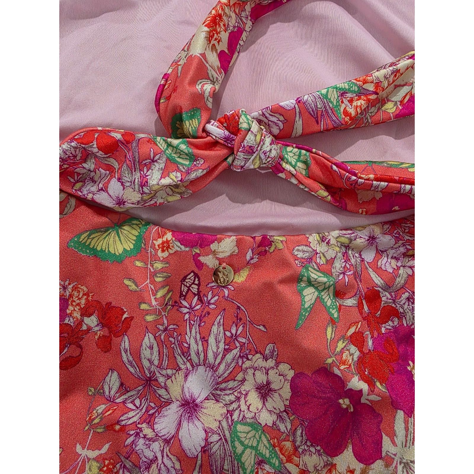 Victoria's Secret NWT Victoria's Secret Sz M One Piece Removable Padded Floral Size ONE SIZE - 5 Thumbnail