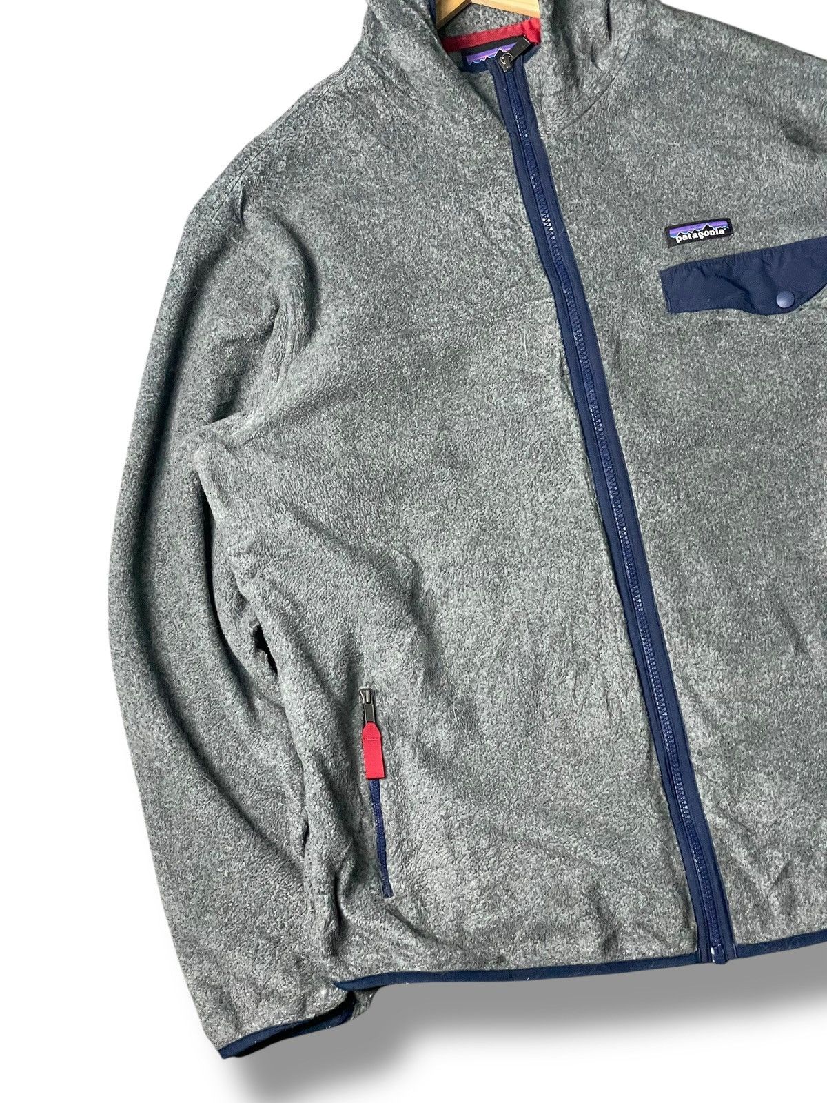 Japanese Brand × Patagonia × Vintage PATAGONIA Lightweight Synchilla Snap-T Hooded Jacket (101) Size US L / EU 52-54 / 3 - 4 Thumbnail