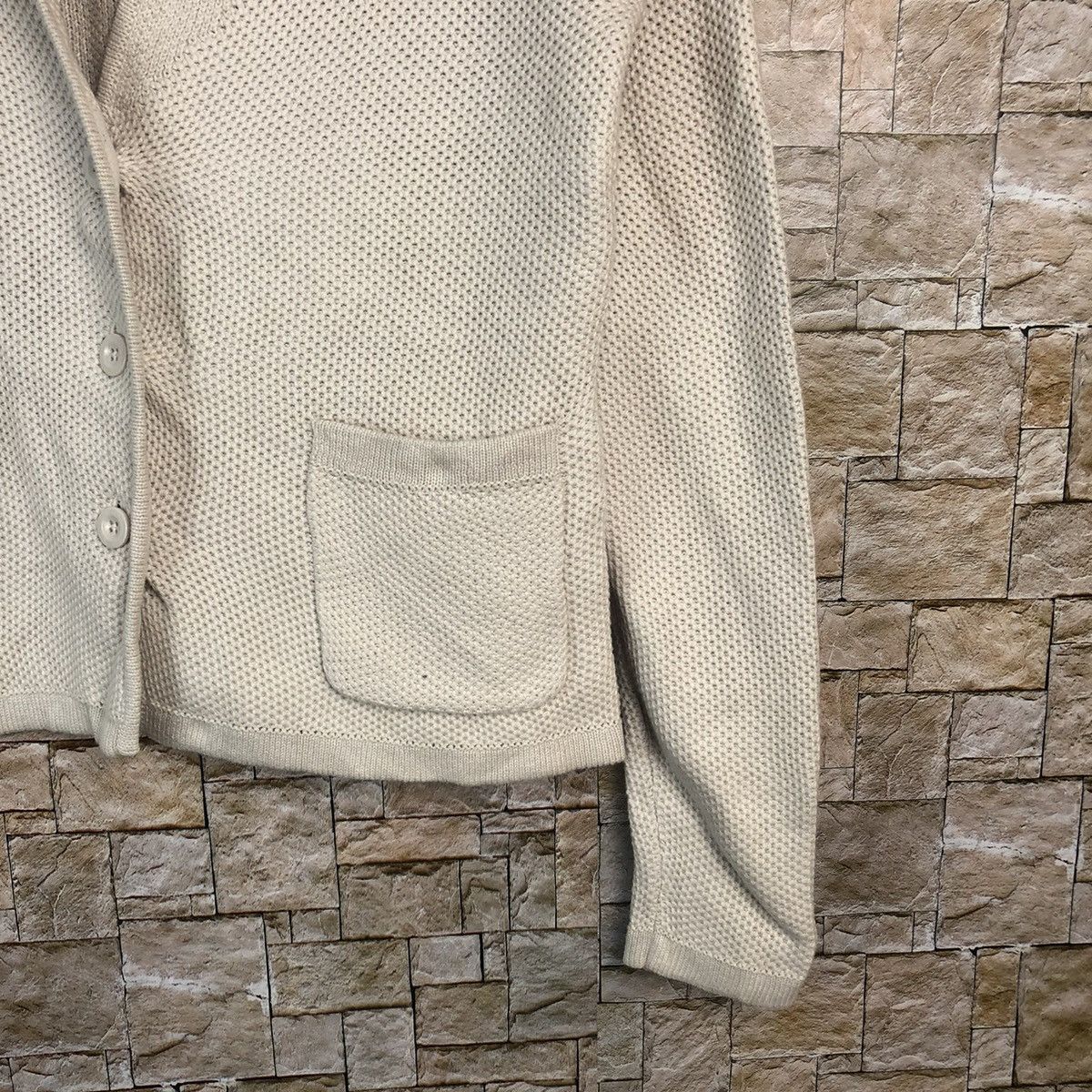Japanese Brand Four Tres Femme Cream Cardigan Knitwear #A936 Size S / US 4 / IT 40 - 8 Thumbnail