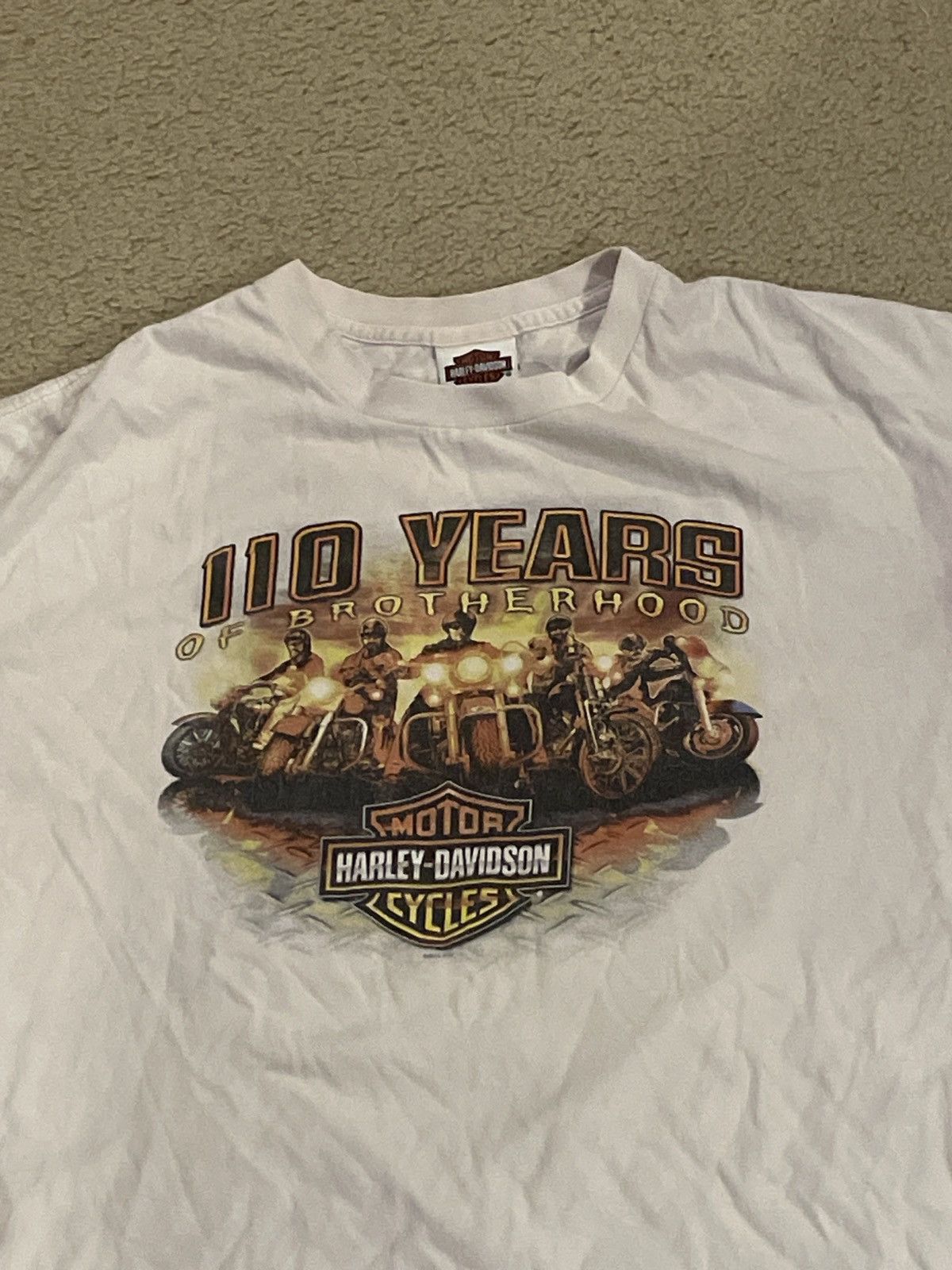 Harley Davidson Vintage Harley T-Shirt Size US XL / EU 56 / 4 - 1 Thumbnail
