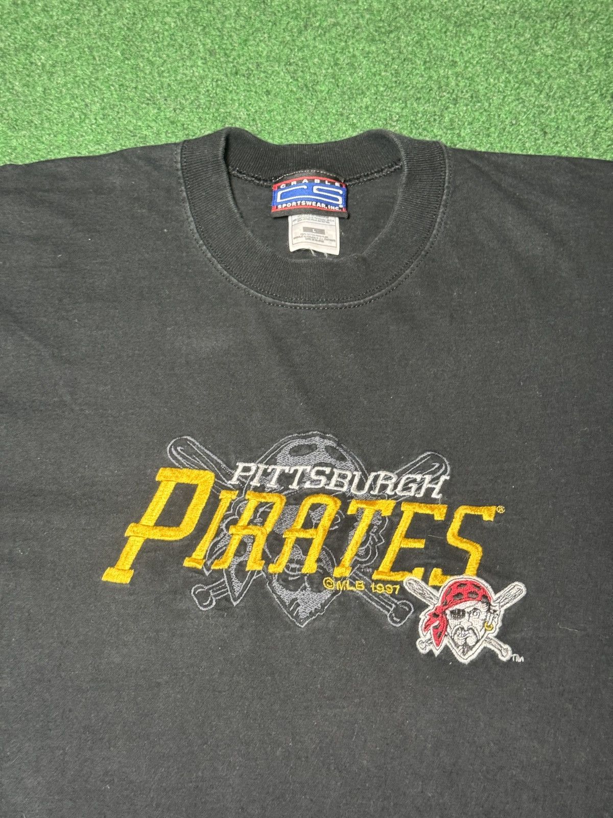 Vintage Vintage 90s Pittsburgh Steelers Embroidered Baseball T Shirt Size US L / EU 52-54 / 3 - 2 Thumbnail