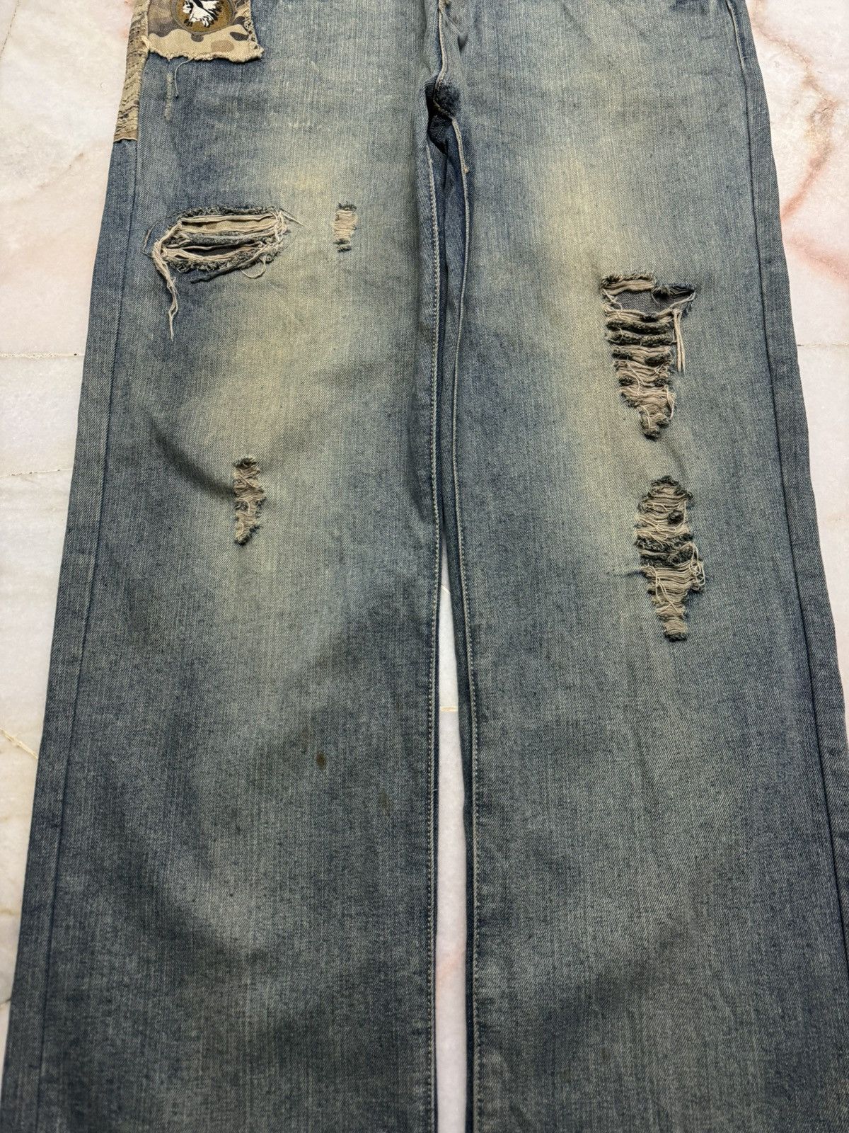 Tornado Mart ❗️BIG SIZE❗️GRUNGE APACHE VINTAGE & DENIM GS-115 MUDMAX CRAZY Size US 39 - 3 Thumbnail