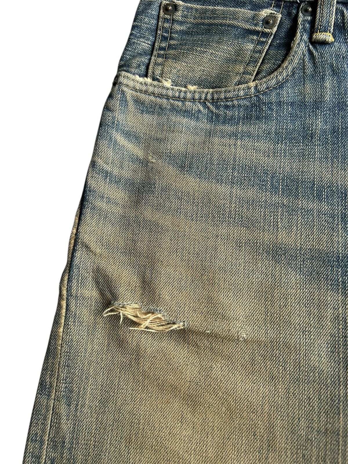 Japanese Brand × Kapital × Vintage Vintage Edwin Selvedge Baggy Rusty Mudwash Distressed Denim Size US 33 - 7 Thumbnail
