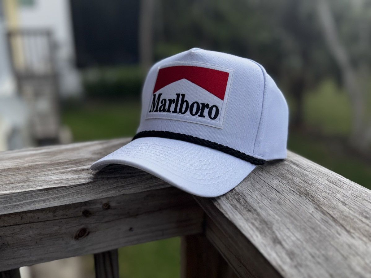 Other White Marlboro Trucker Hat Size ONE SIZE - 1 Thumbnail