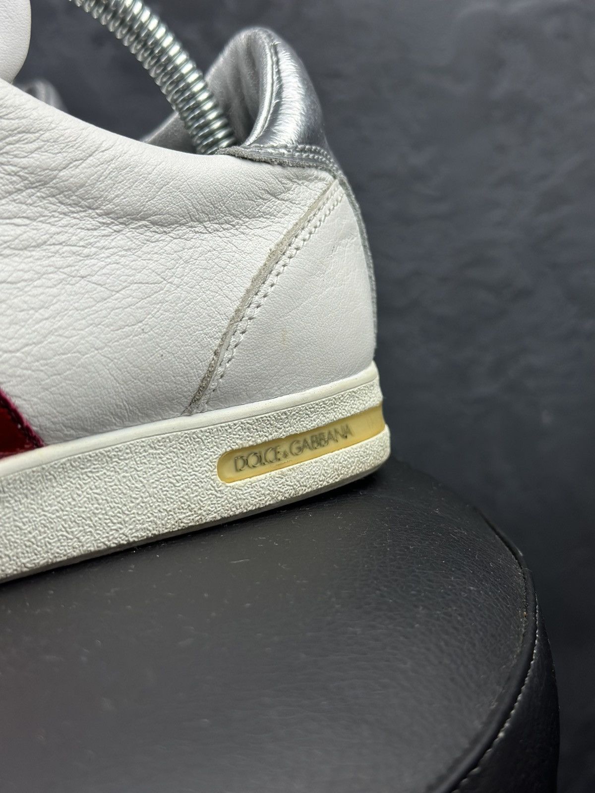 Dolce & Gabbana Dolce & Gabbana Men Leather Low-Top Sneakers Size US 7.5 / EU 40-41 - 3 Thumbnail