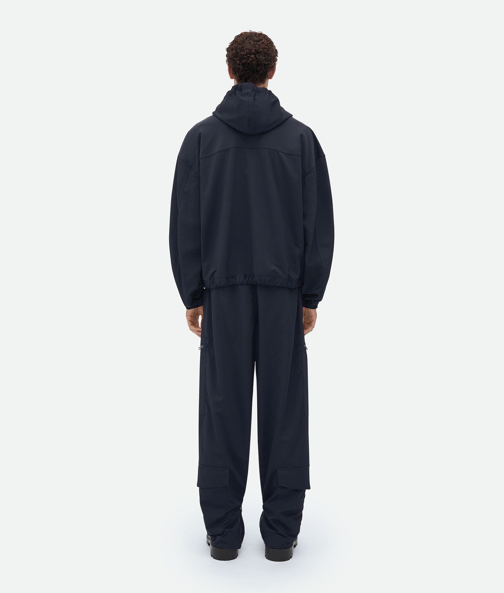 Bottega Veneta o1n1vont1224 Packable Nylon Jacket in Midnight Blue/Brown Size US S / EU 44-46 / 1 - 3 Thumbnail