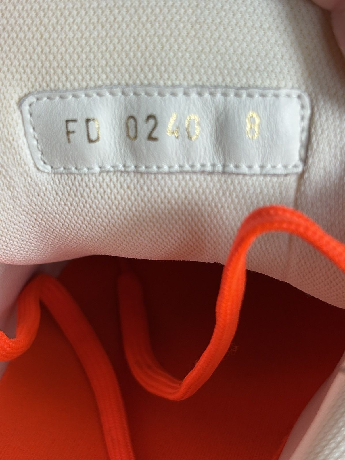 Louis Vuitton Louis Vuitton White Orange Monogram Trainers - Size 8LV Size US 9.5 / EU 42-43 - 6 Thumbnail