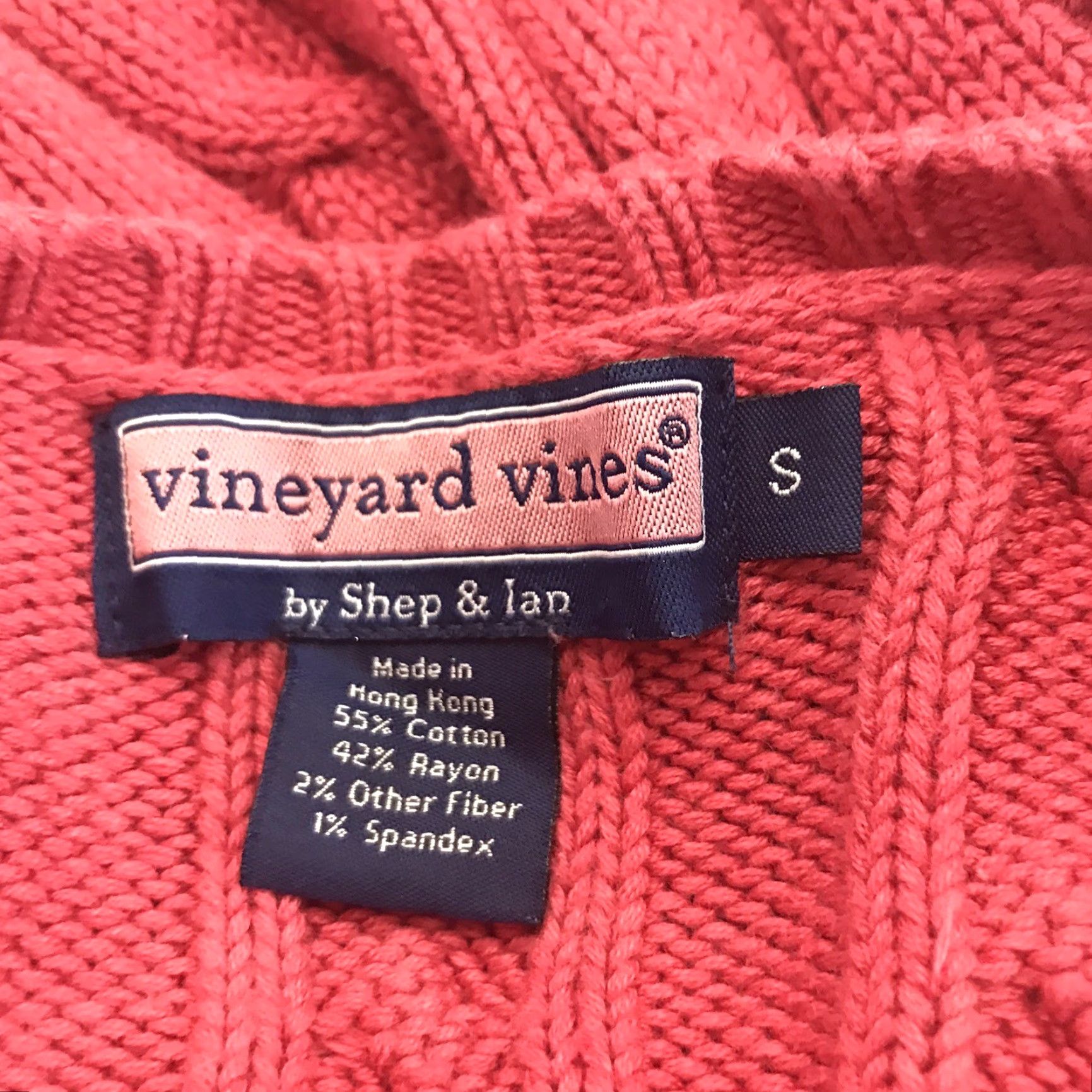 Vineyard Vines Vineyard Vines Women's Sweater Pullover Cable Knit Fall Winter Size S Pink Casual Size S / US 4 / IT 40 - 4 Thumbnail
