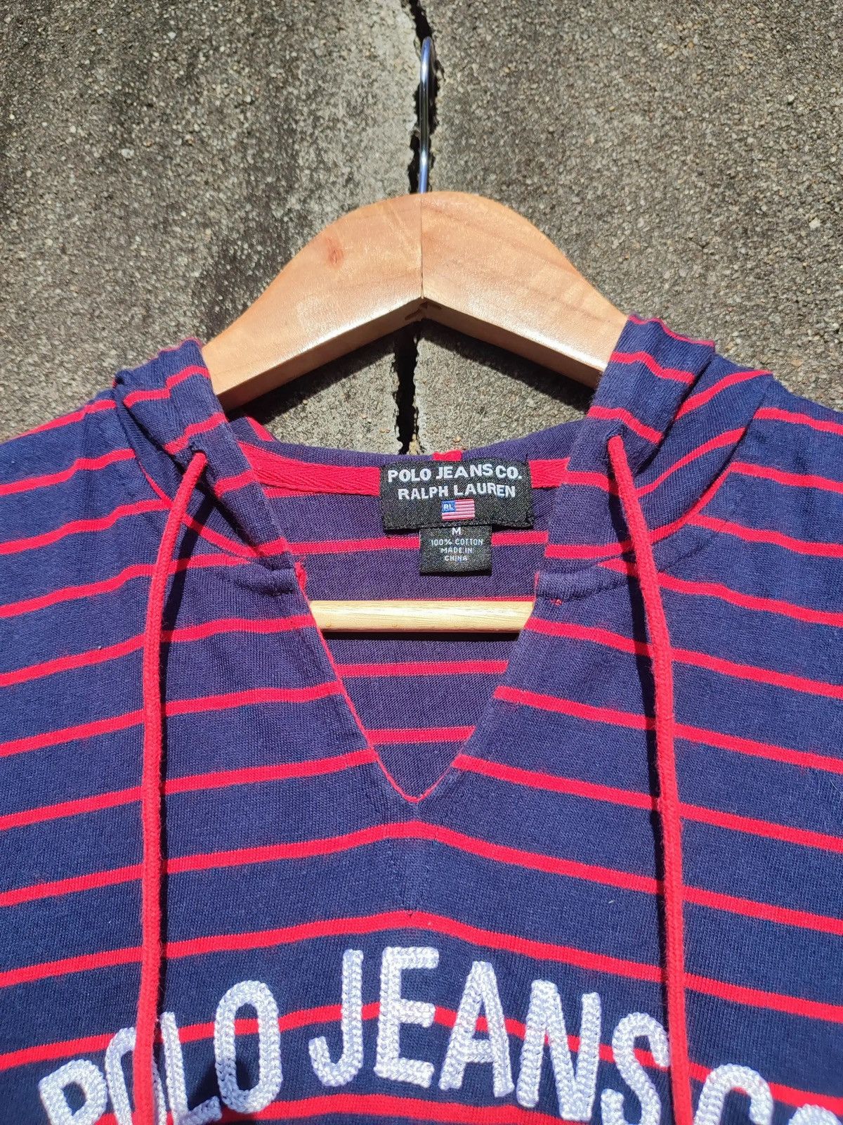 Polo Ralph Lauren Vintage Polo Jeans Co. Sleeveless Hoodie (Y2K Era) Size US M / EU 48-50 / 2 - 7 Thumbnail