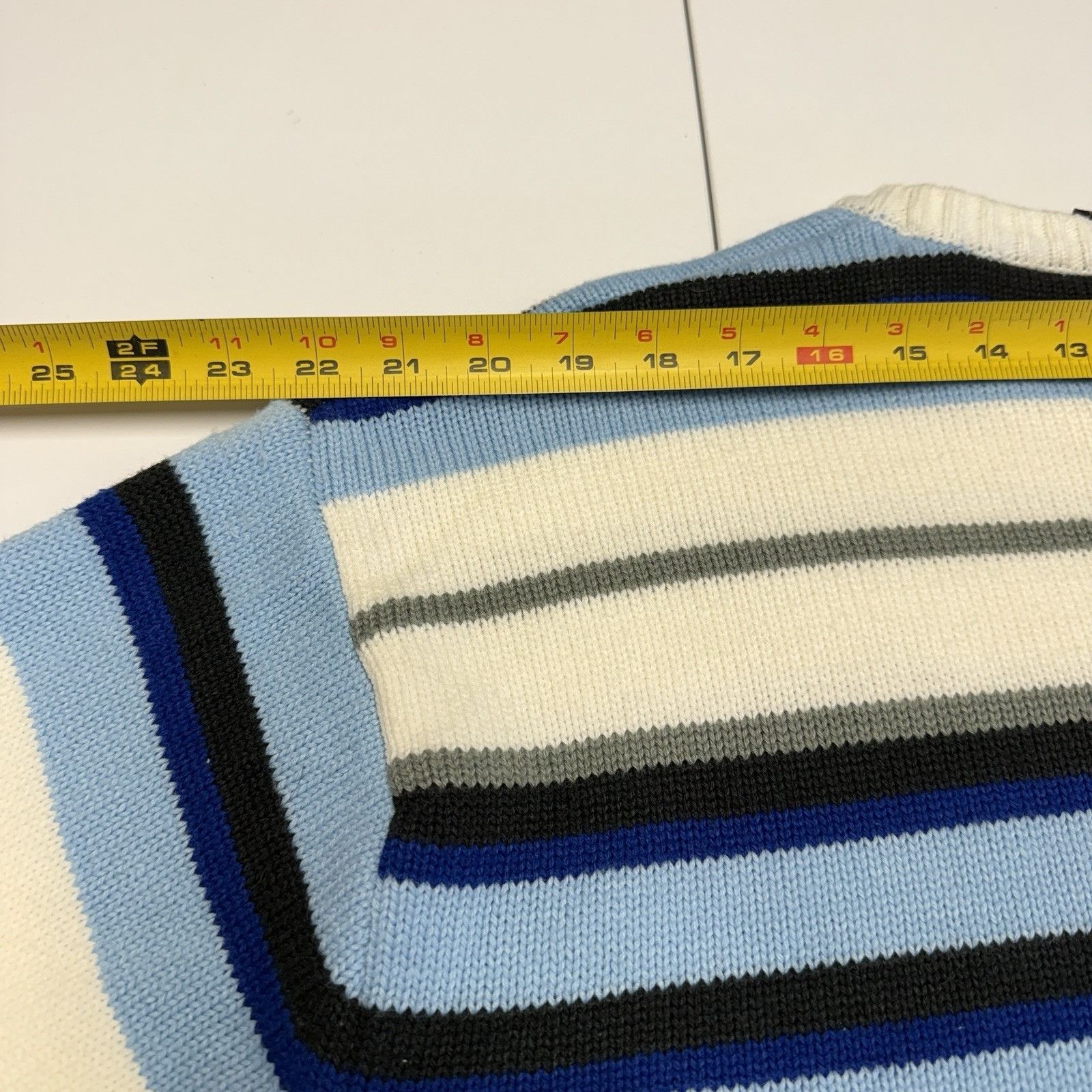 Southpole × Vintage Vintage Southpole Knit Sweater Mens Large Crew Neck Striped Size US L / EU 52-54 / 3 - 14 Thumbnail