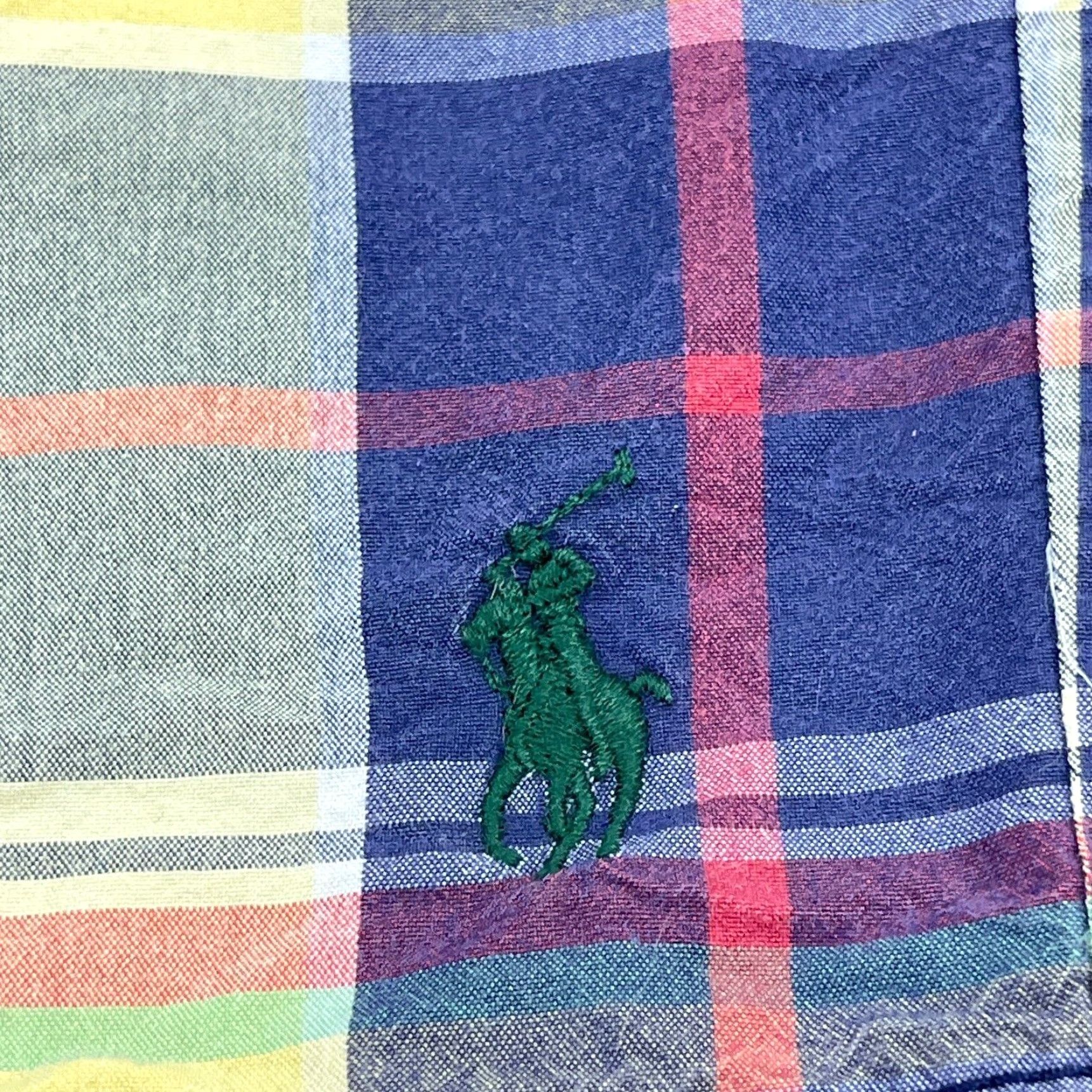 Polo Ralph Lauren Vintage Polo Ralph Lauren Trunks Men XL Blue Bored Shorts 90s Plaid Tartan Swim Size US XL / EU 56 / 4 - 4 Thumbnail