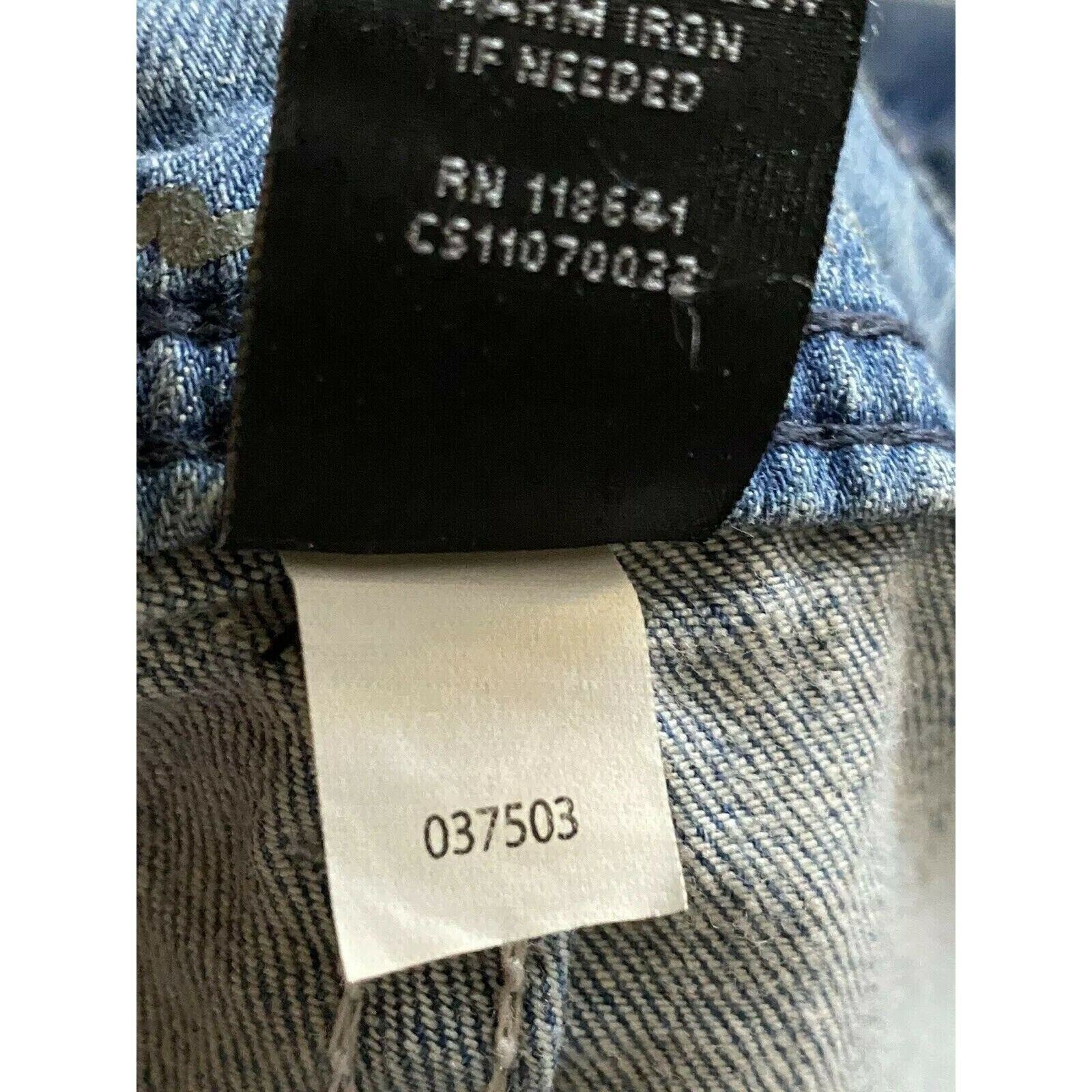 Vintage Lane Bryant Distress Straight Leg Relax Denim Jeans Plus 24 Size 42" / US 20 - 7 Thumbnail