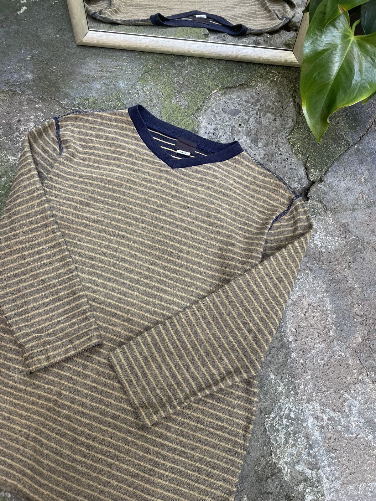 Takeo Kikuchi Vintage Takeo Kikuchi 90’s Long Sleeve Striped Japan RARE Size US M / EU 48-50 / 2 - 2 Thumbnail
