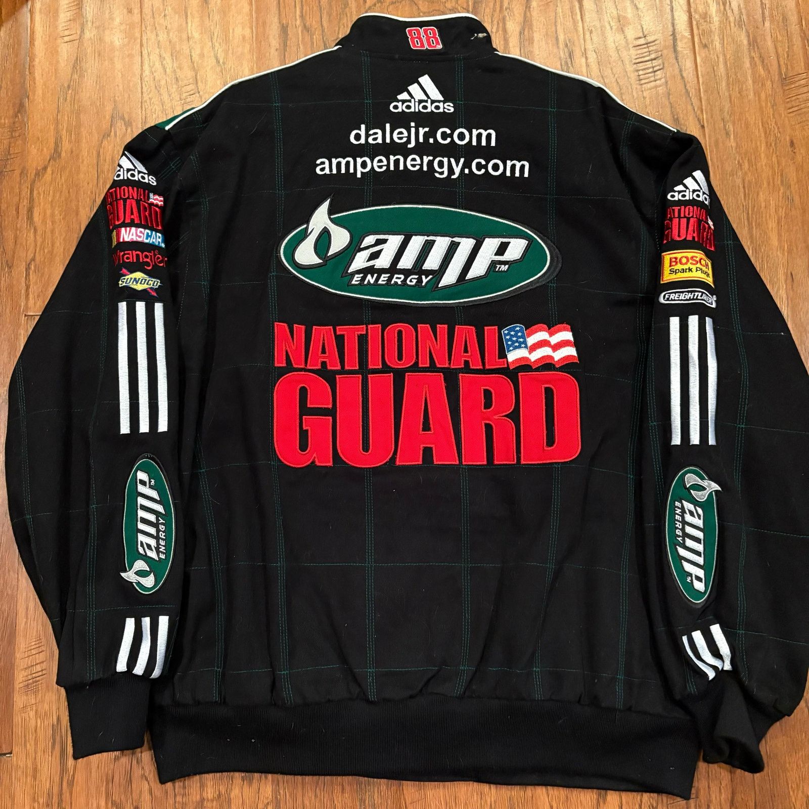 NASCAR Dale Earnhardt Jr Adidas National Guard Amp Energy on sale Jacket Sz Medium EUC