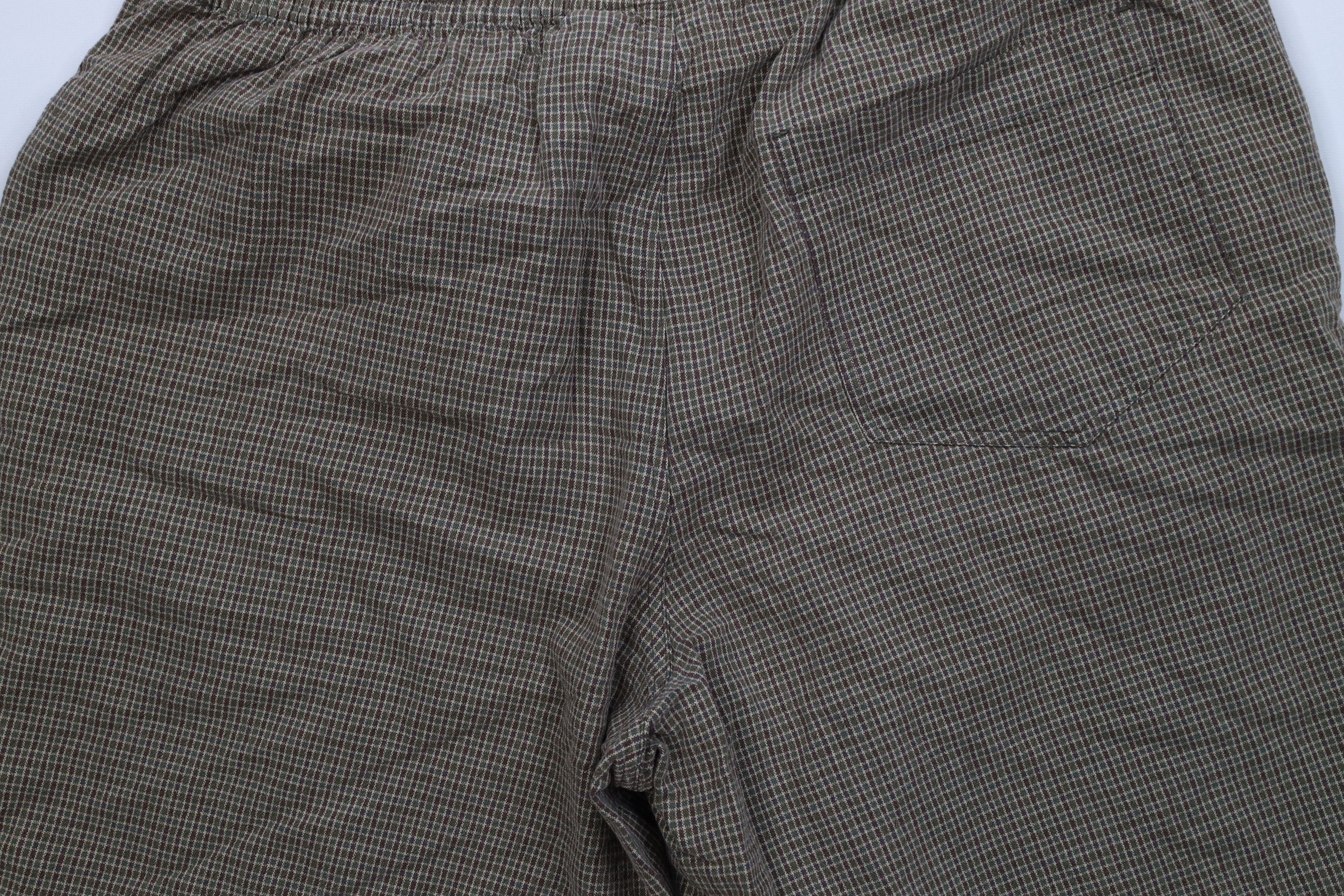 Vintage Vintage 90s Y2K Streetwear Knee Harem Shorts Plaid Cotton Size US 36 / EU 52 - 11 Thumbnail