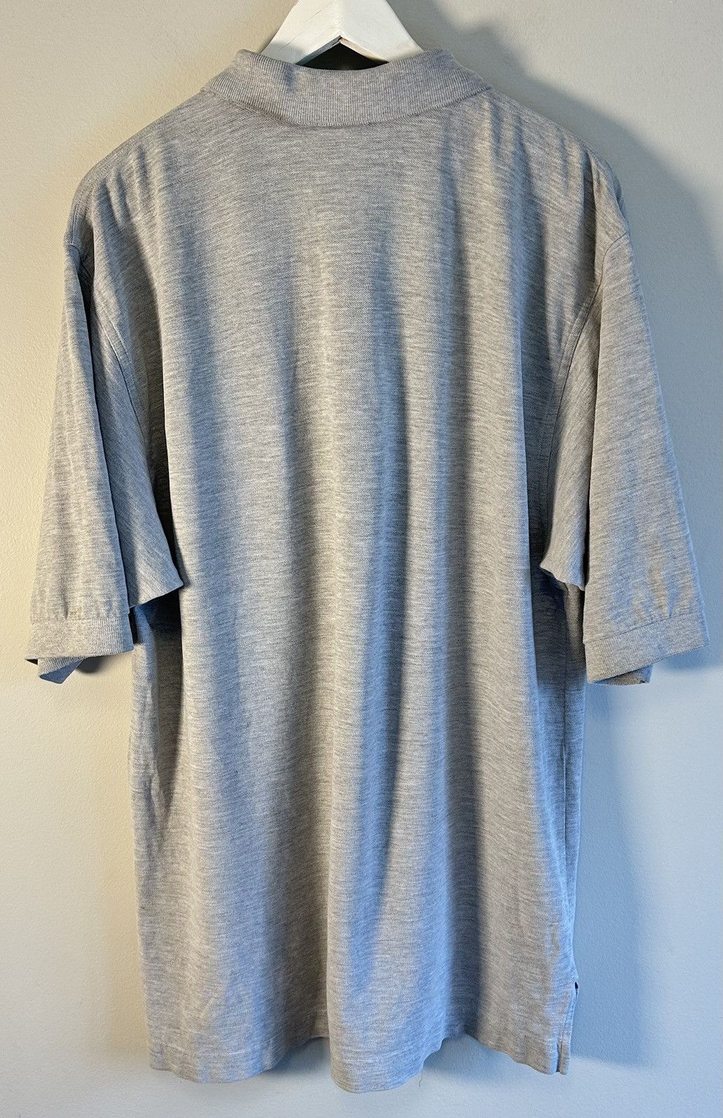 Nike Vintage Y2K 90s Nike Center Swoosh Polo Shirt Men's M Gray Size US M / EU 48-50 / 2 - 8 Thumbnail